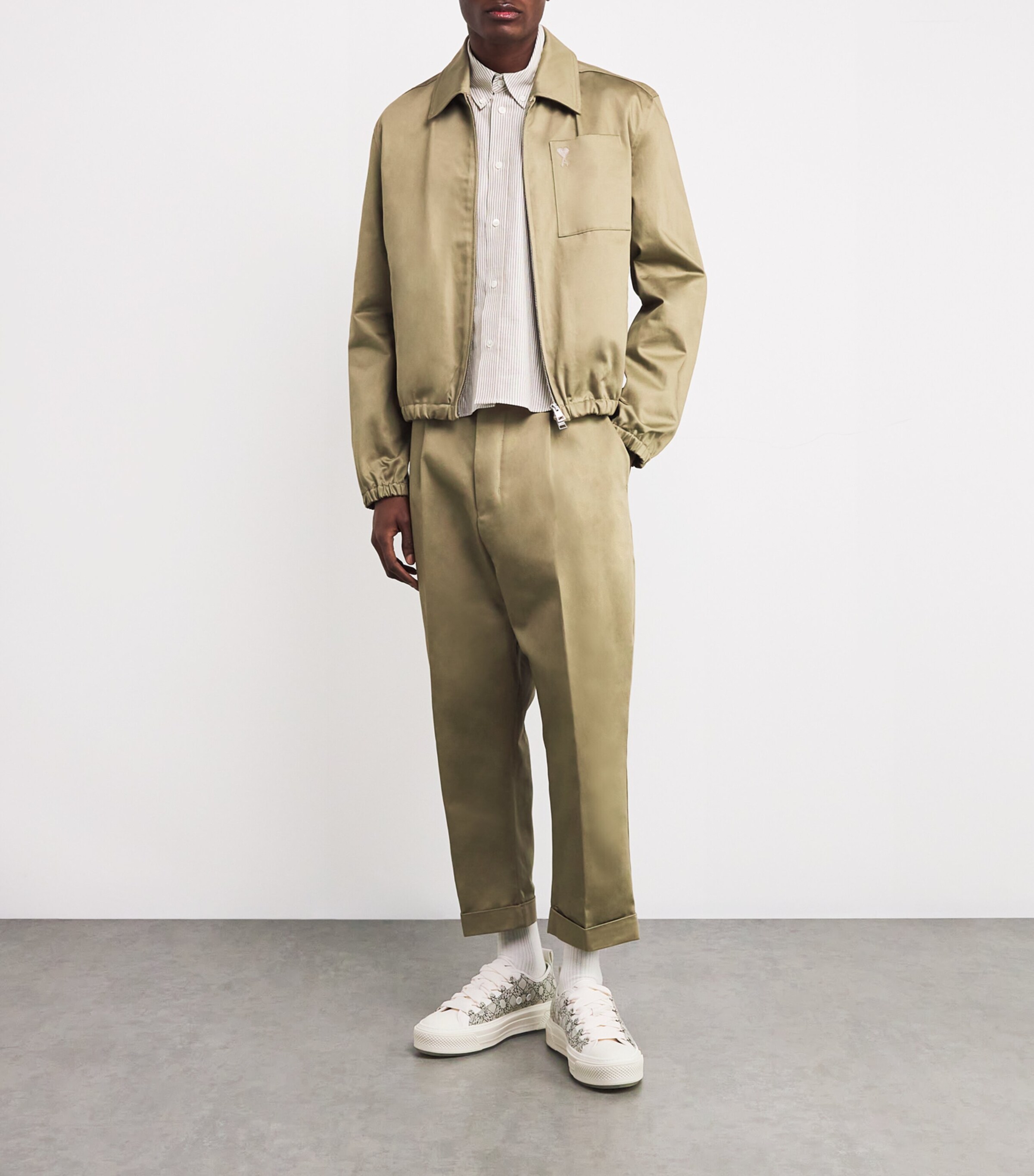 【個性を放つ】AMIRI MA Quad Court ローカットスニーカー AMIRI MA Quad Jacquard Court Sneakers | Harrods UK