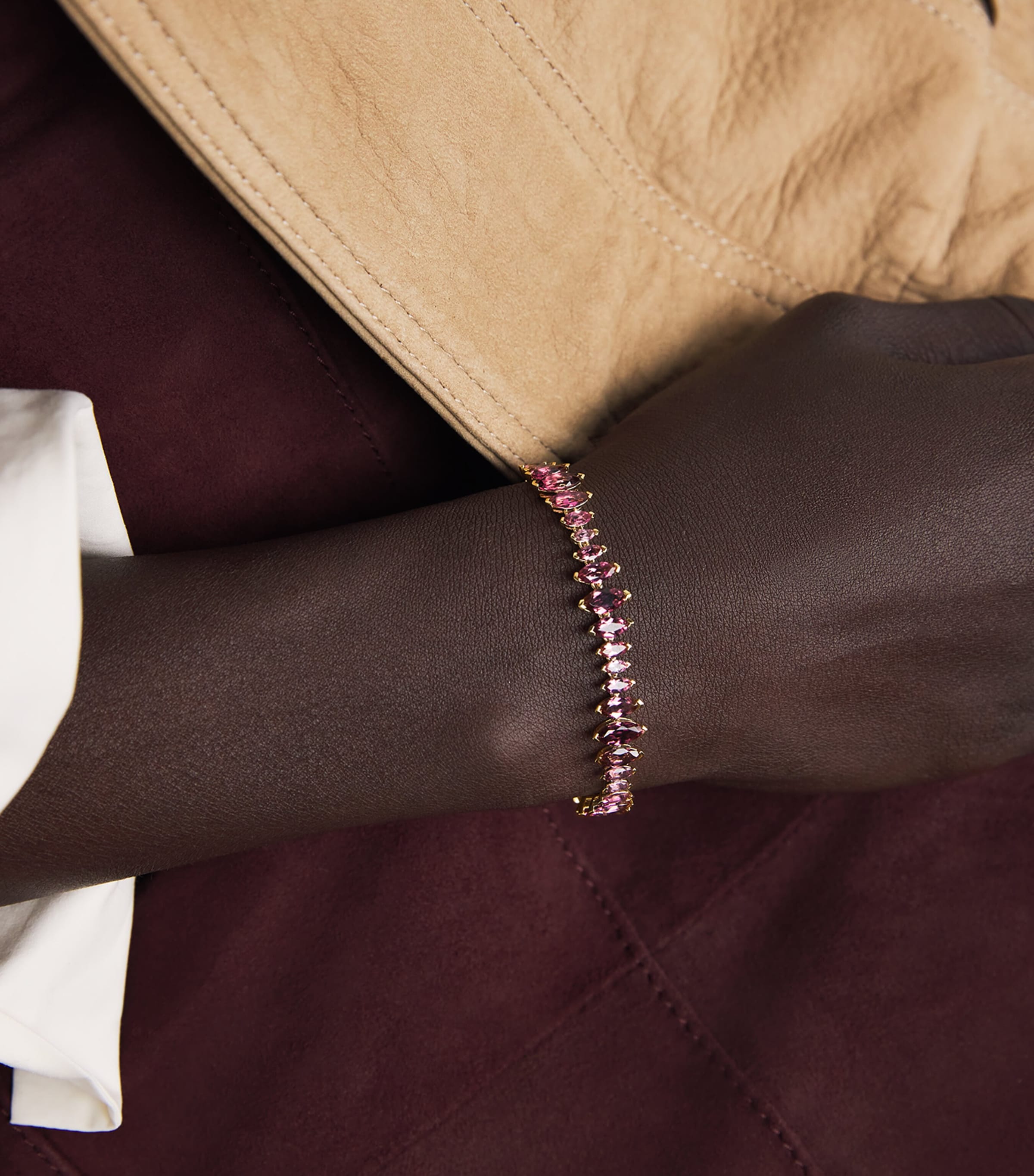 Yellow Gold and Sapphire Arashi Bracelet YELLOW GOLD Image 2