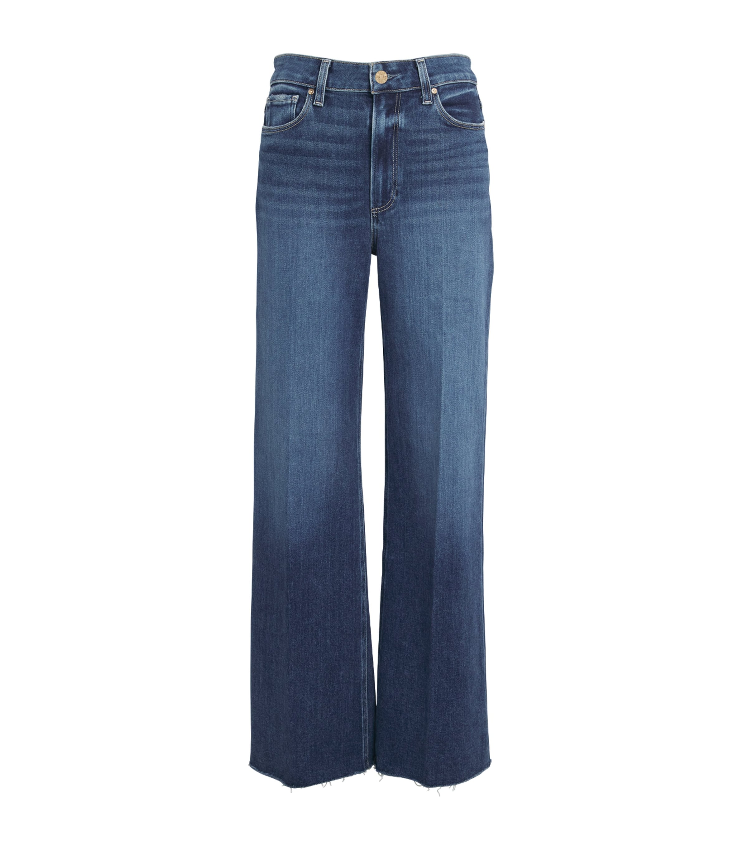 Paige Womens Glorious Sasha Straight-leg Mid-rise Stretch-organic-denim Jeans In Blue