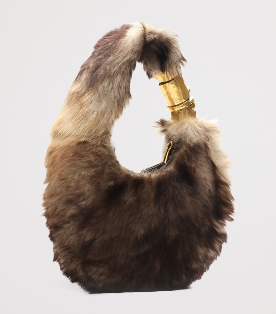 Schiaparelli Small Leather Soufflé Shoulder Bag Beige Image 2