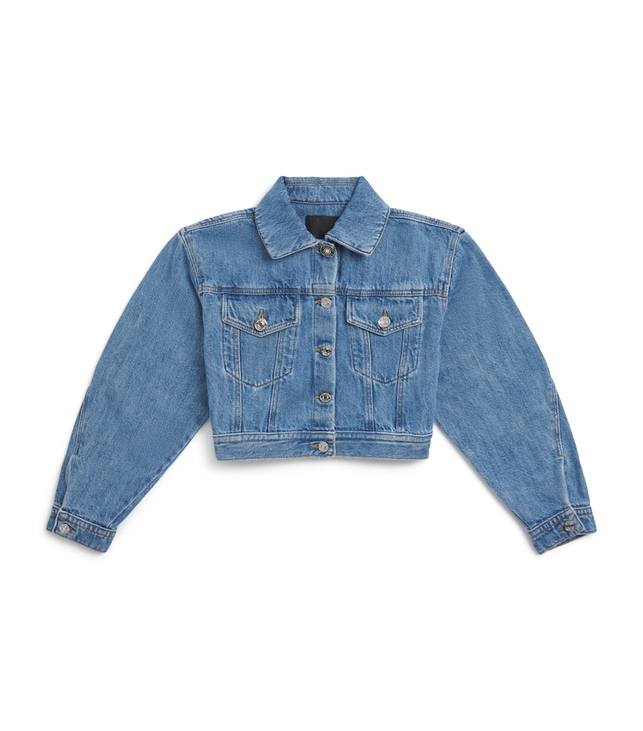 Cropped Denim Jacket (4-12+ Years) H31140/Z10DENIM BLUE Image 1