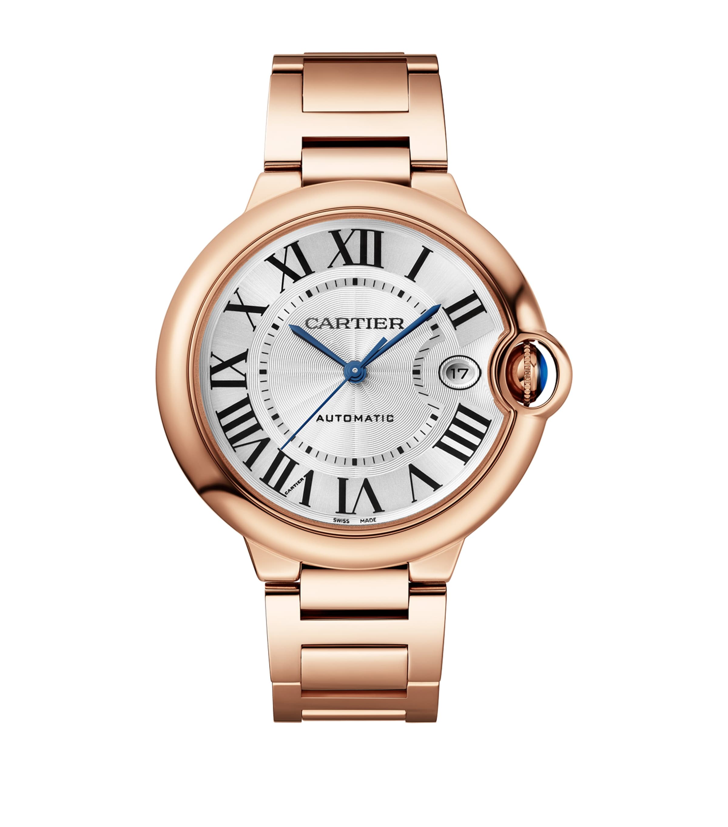 Cartier Rose Gold Ballon Bleu de Cartier Watch 40mm Black Image 1