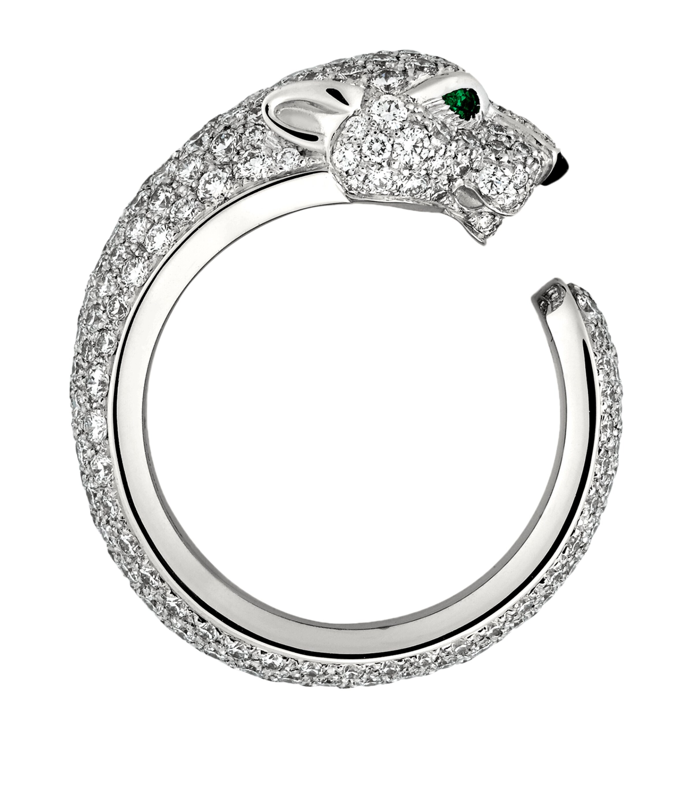 Cartier White Gold and Diamond Massai Panthère de Cartier Ring White Gold Image 3