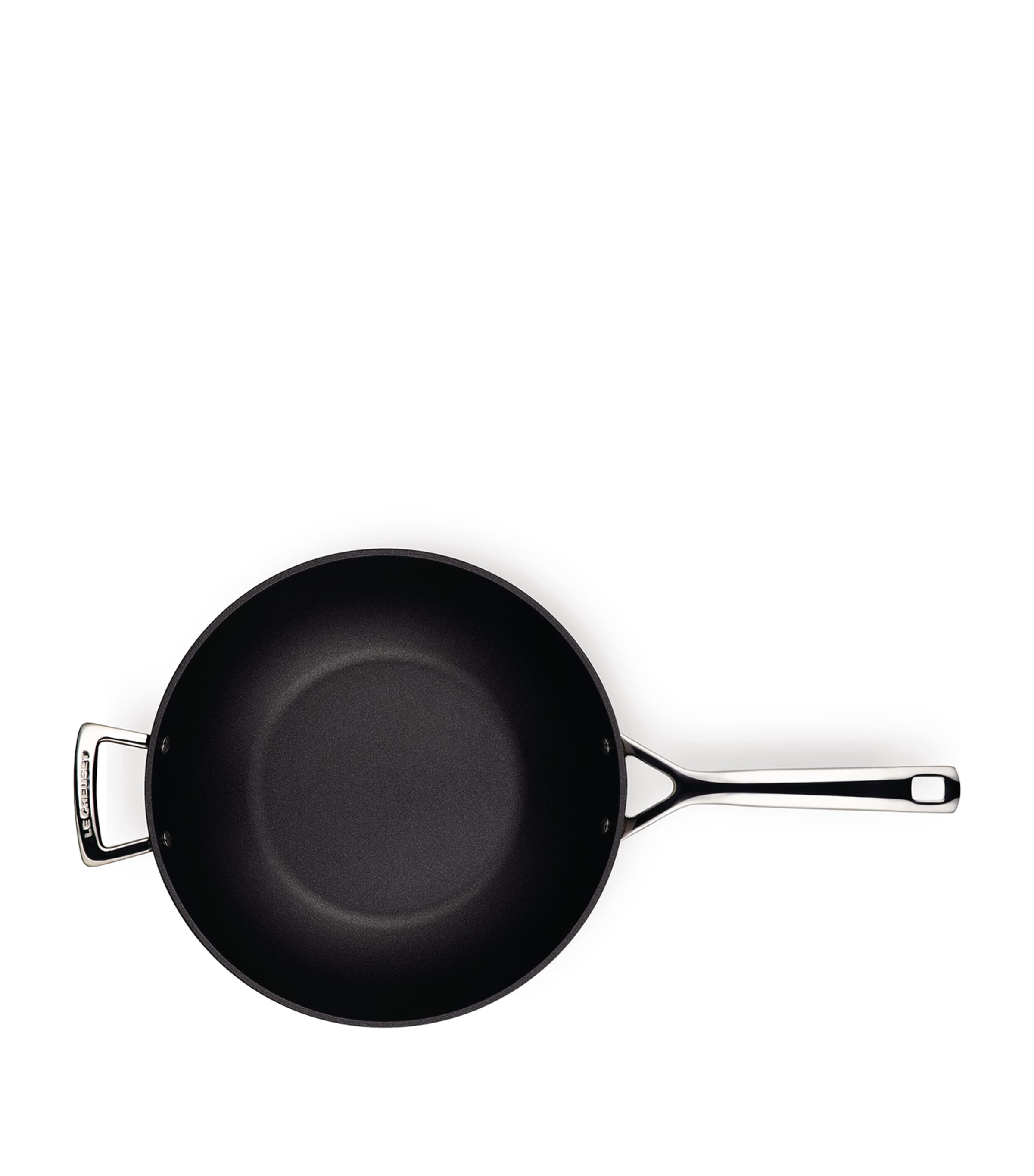 Toughened Non-Stick Stir-Fry Pan (30cm) BLACK Image 2