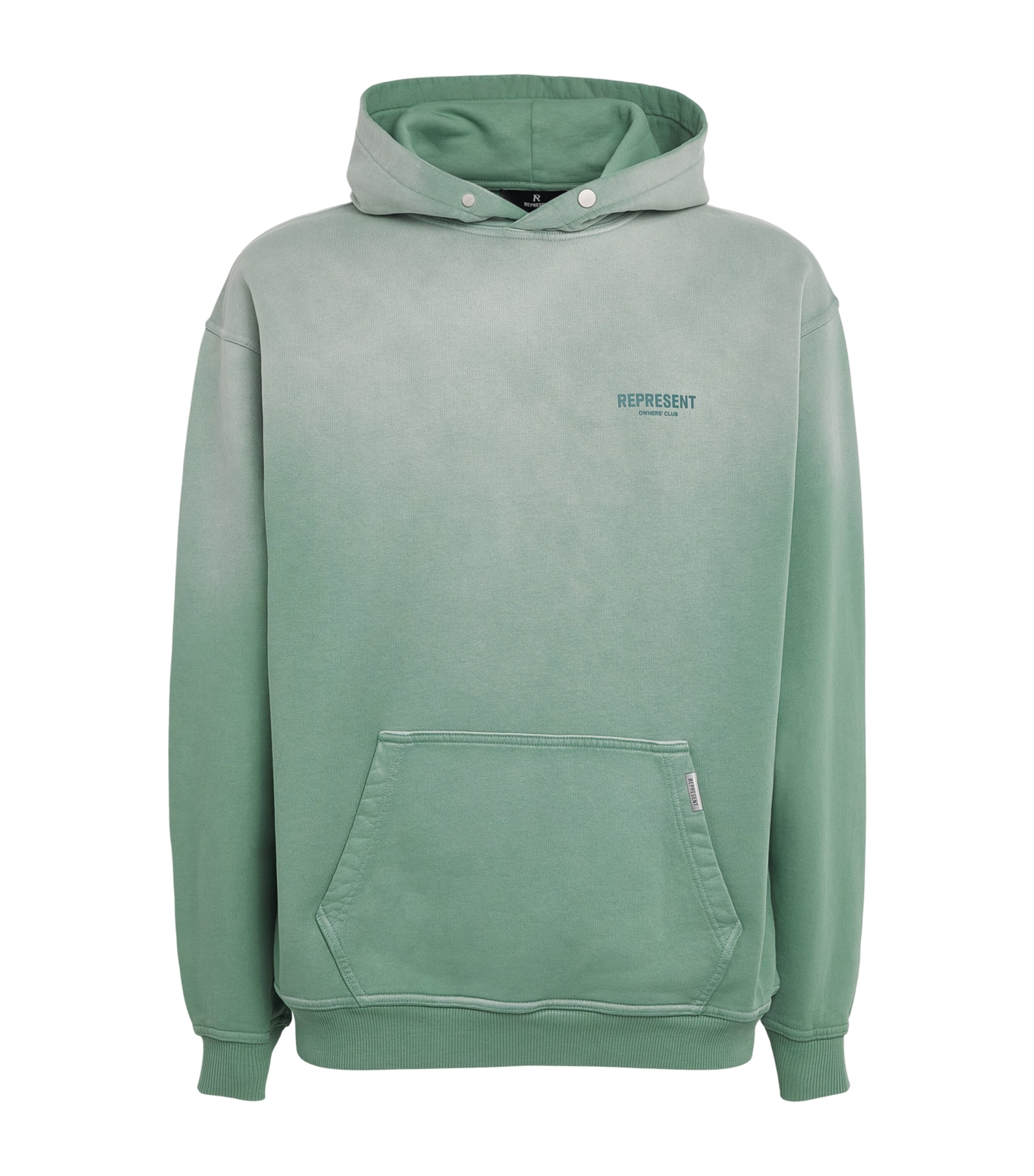 Represent Mens Owners Club Hoodie Washed Aloe Image 1