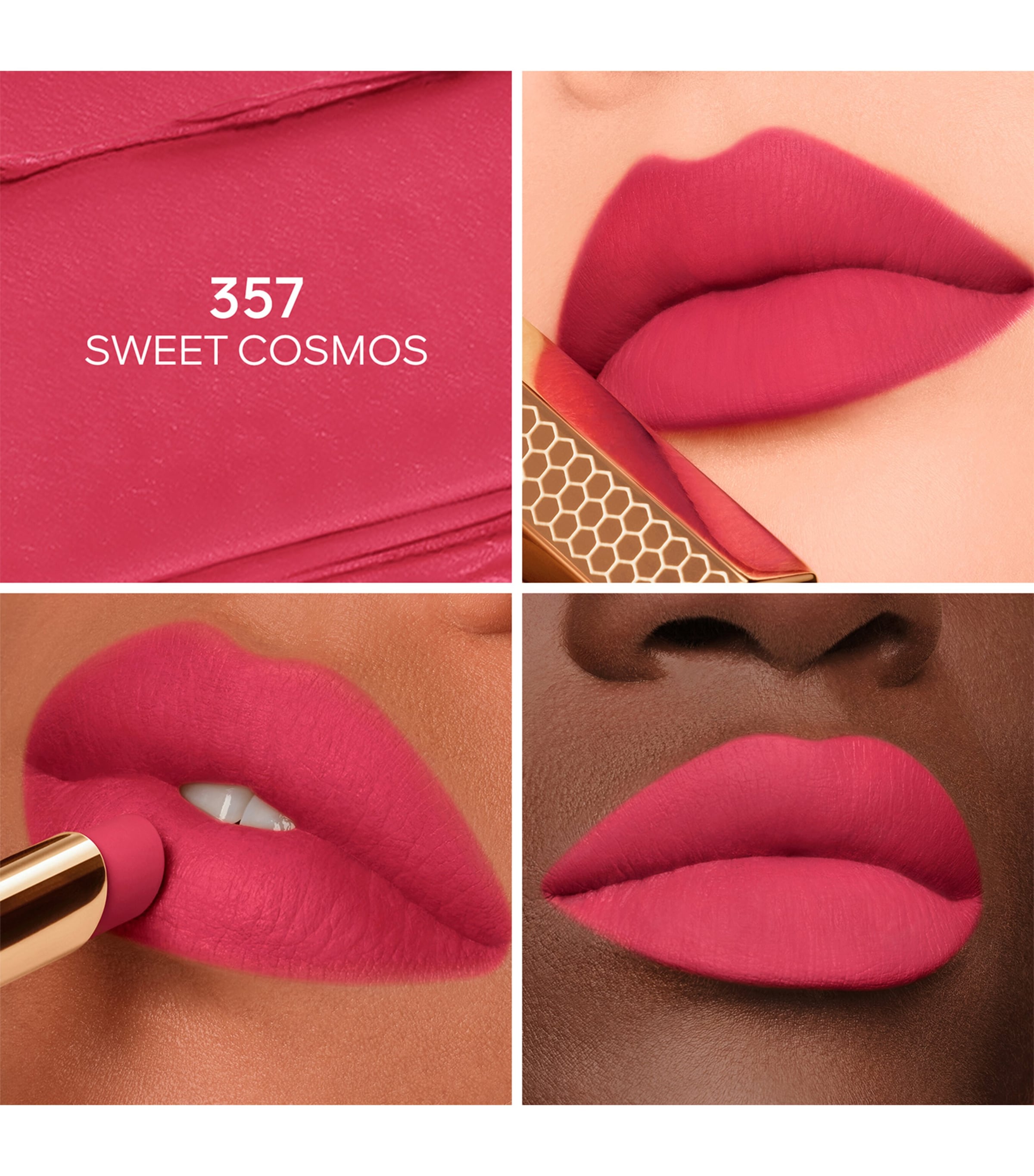 Guerlain KissKiss Honey-Infused Intense Lipstick - Refill Sweet Cosmos Image 2