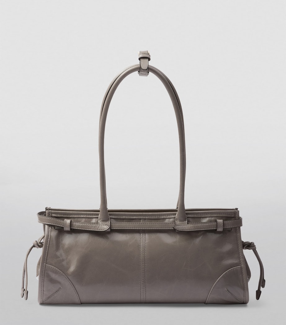 Medium Leather Shoulder Bag F03SF Image 3