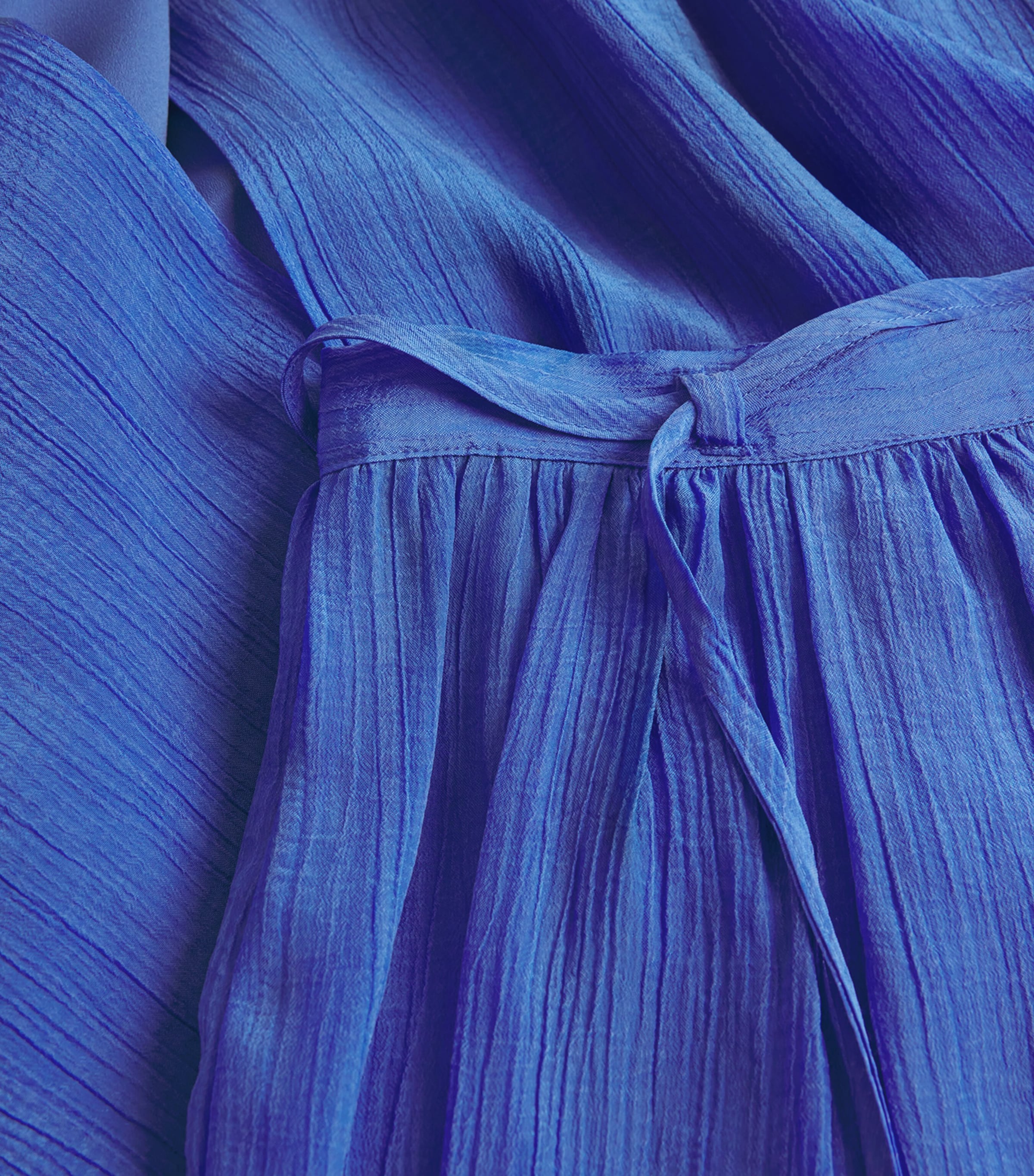 Woven Wrap Skirt INDIGO SKY Image 5