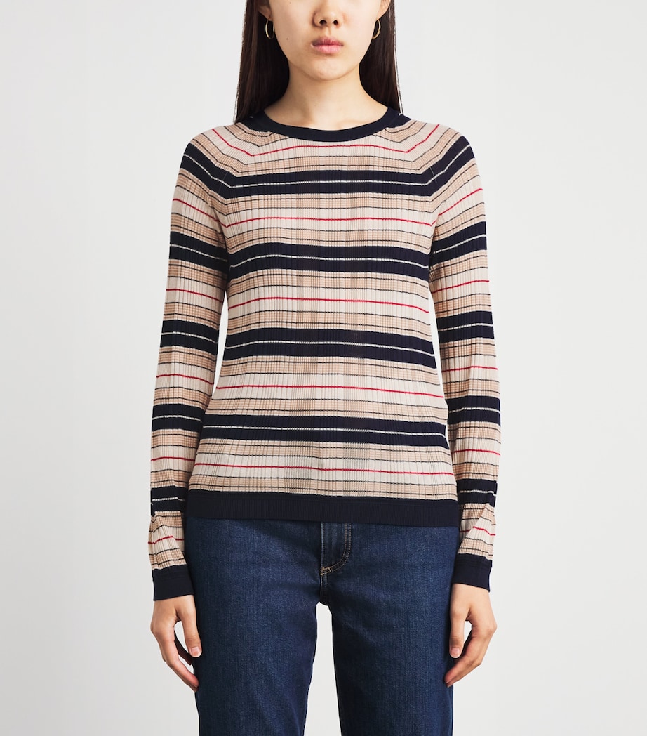 Rag & Bone Womens Crew-Neck Teresa Sweater Nvymt Image 4