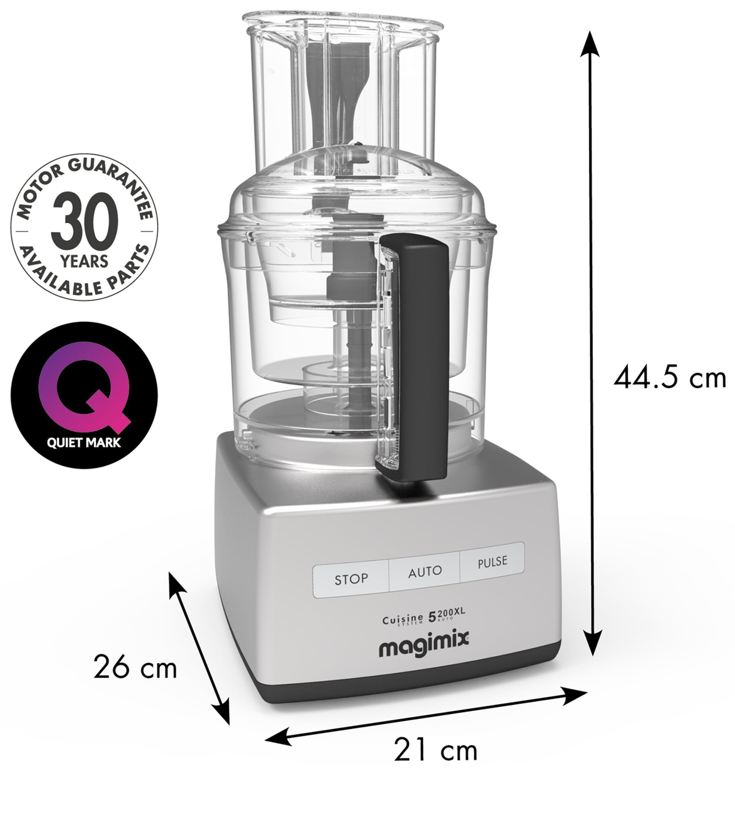 5200XL Food Processor SATIN Image 3