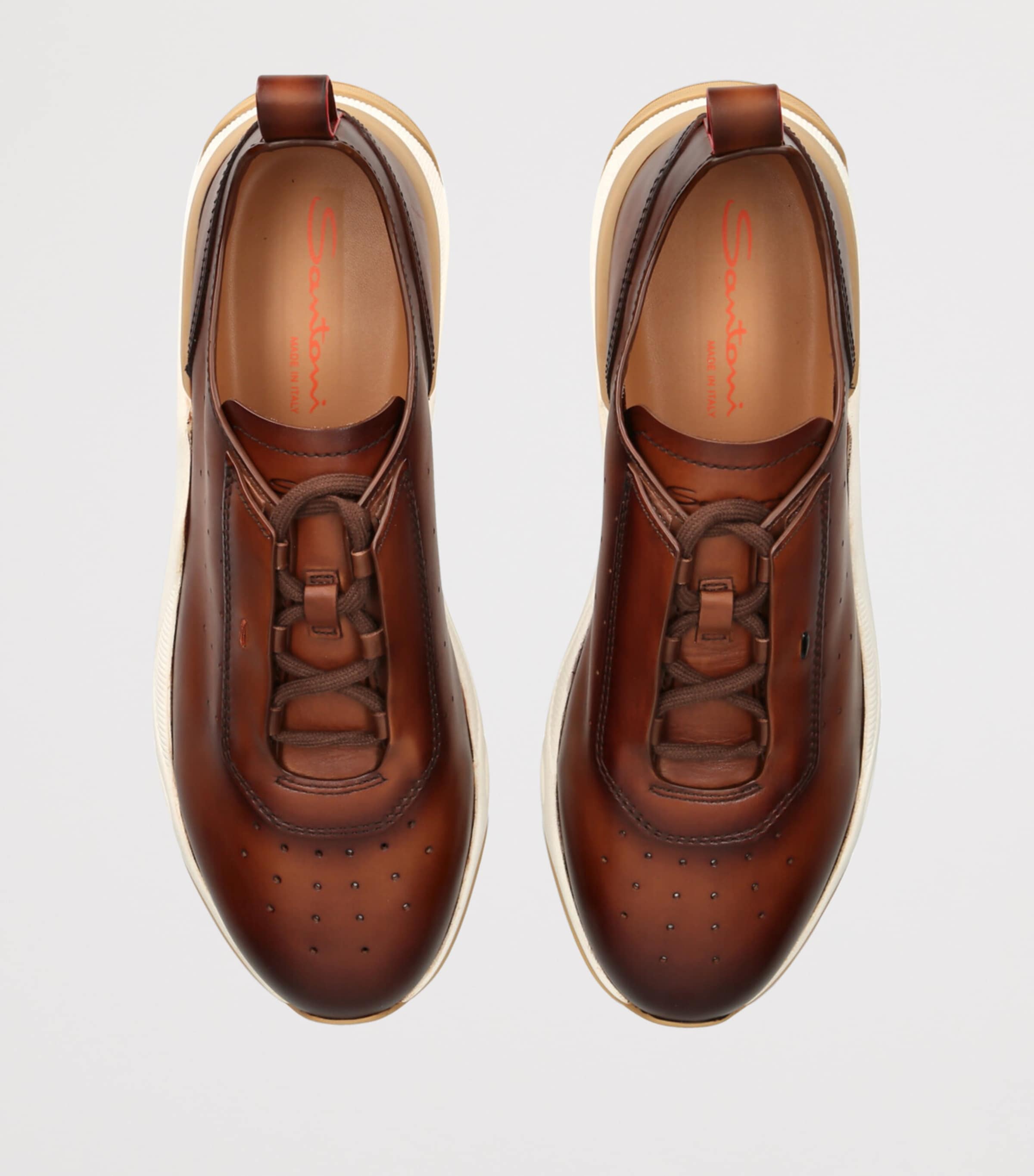 Leather Innova Sneakers BROWN Image 4