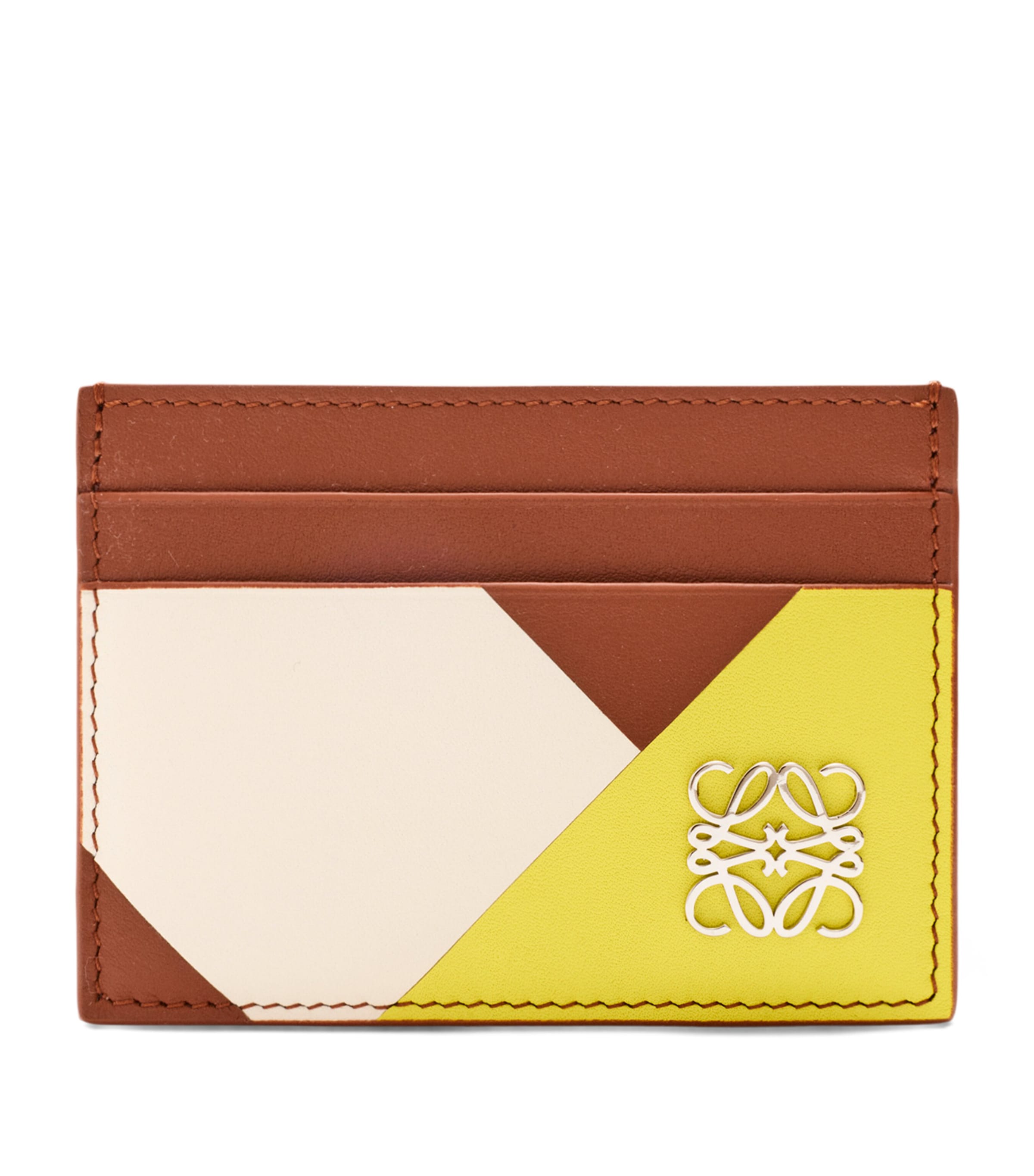 LOEWE Leather Anagram Card Holder Multicolor Squirrel Image 1