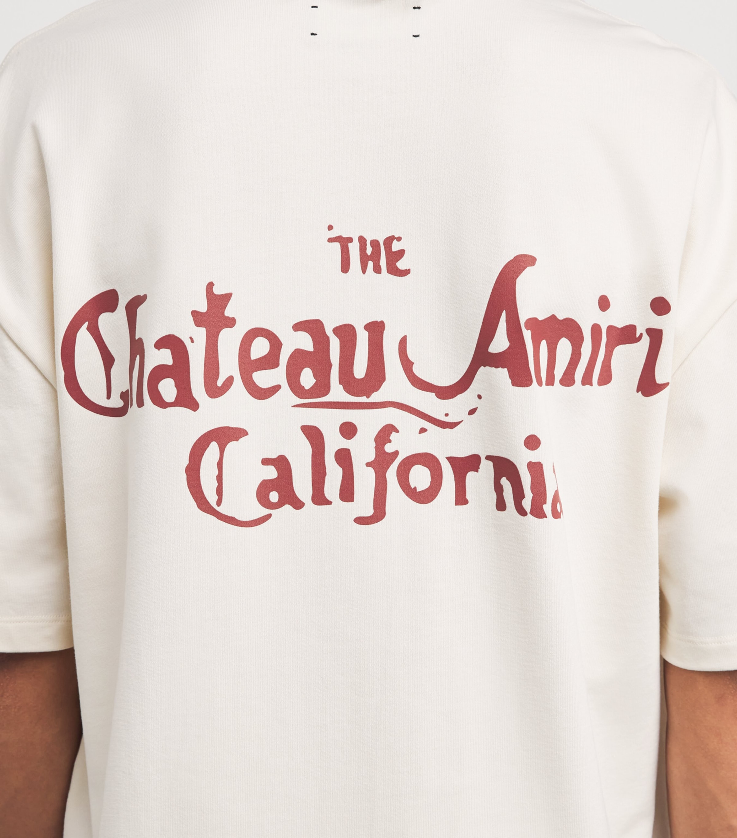 Logo Print T-Shirt IVORY Image 6