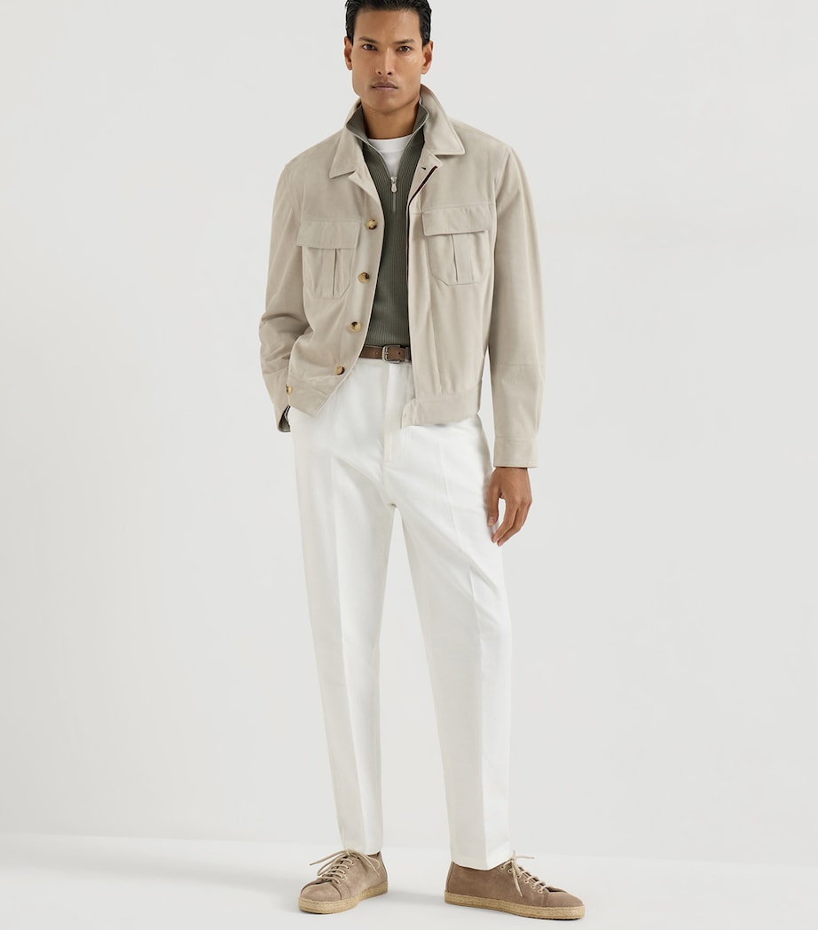 Cotton Quarter-Zip Sweater CXS05 Image 5