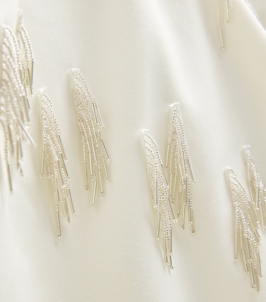 Cascade Micky Mini Dress IVORY/SILVER / IVSL Image 5