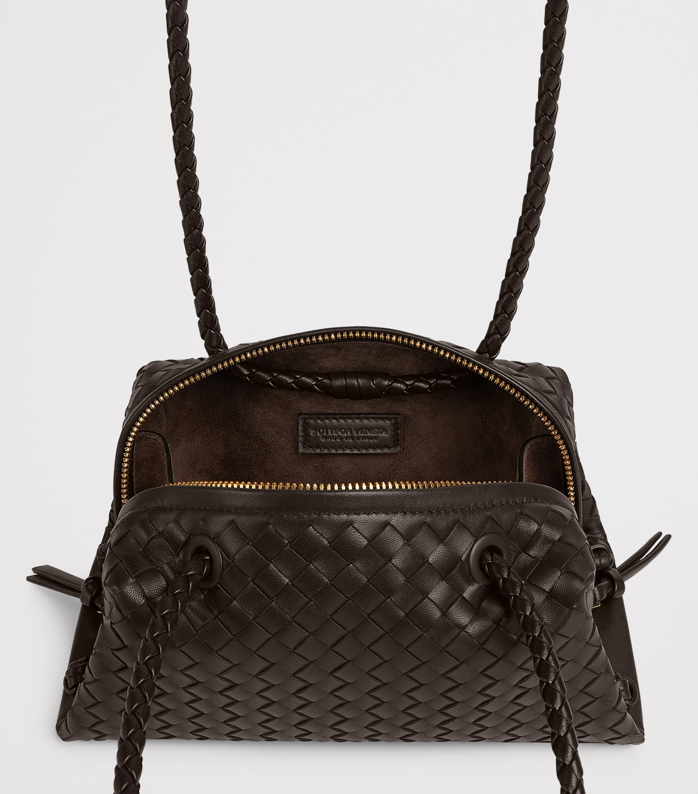 Bottega Veneta Brown Leather Tokyo Shoulder Bag | Harrods KW