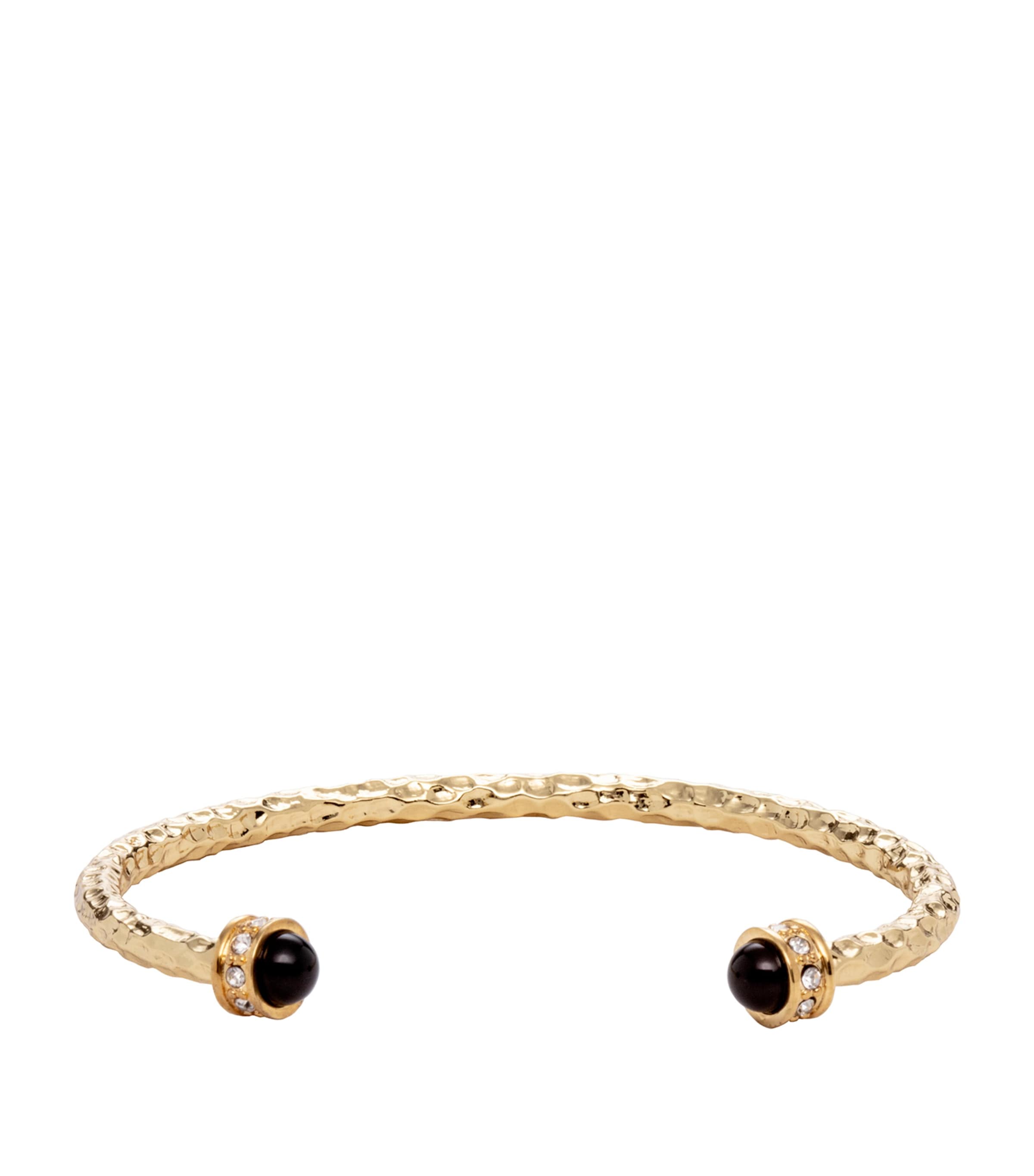 Salamander Torque Bangle BLACK/GOLD Image 1