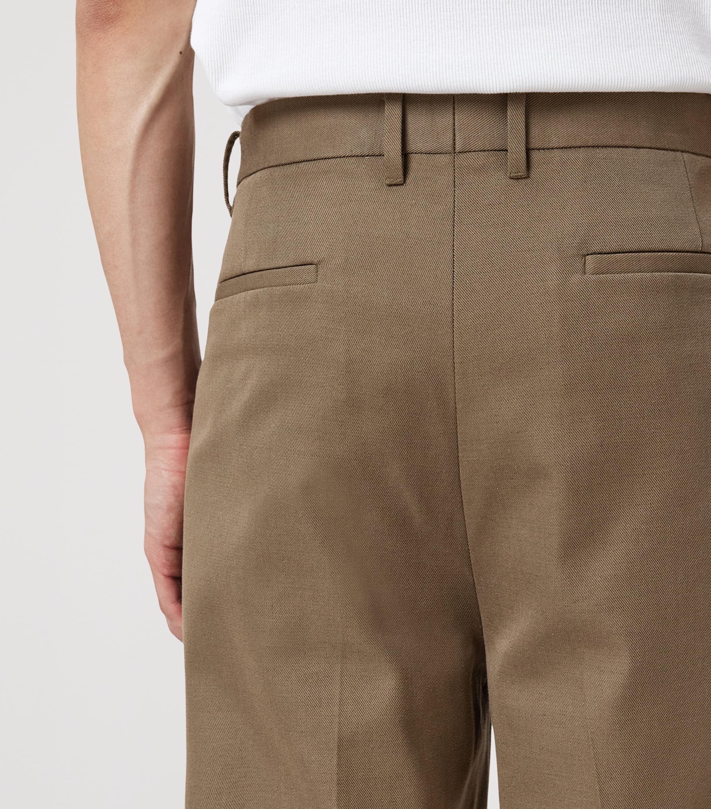 Tallis Straight Tailored Trousers BAKED BROWN Image 8