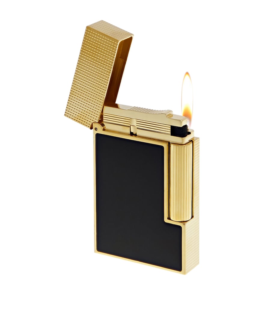 Yellow Gold Ligne 2 Lighter BLACK & GOLD Image 3