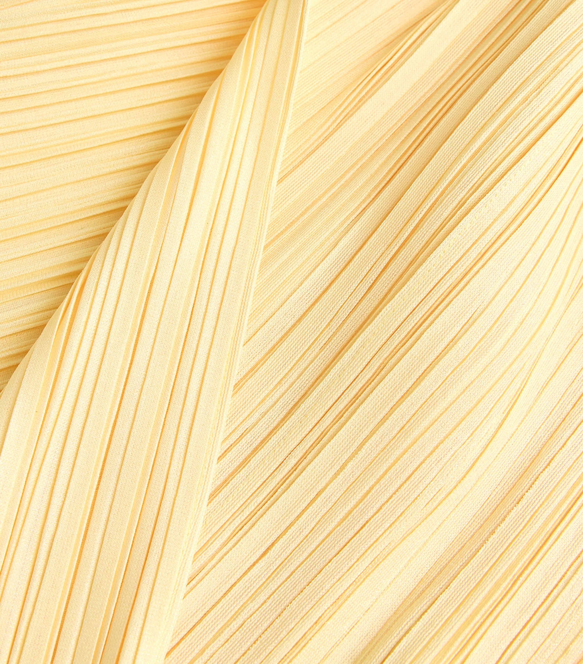 Mellow Pleats Coat CREAM YELLOW Image 5