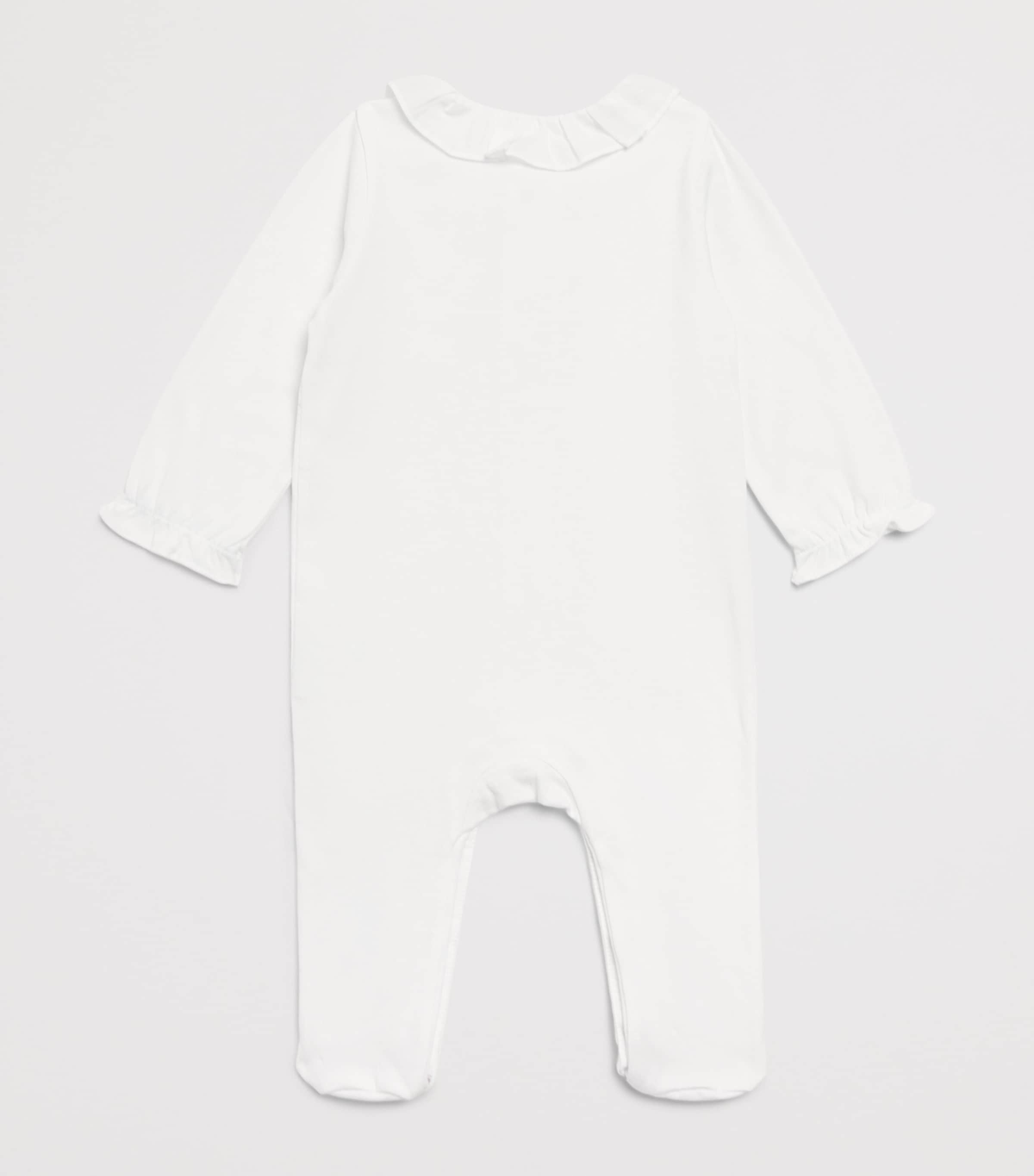 Tartine et Chocolat Cotton Embroidered All-In-One (0-24 Months) Blanc Image 2