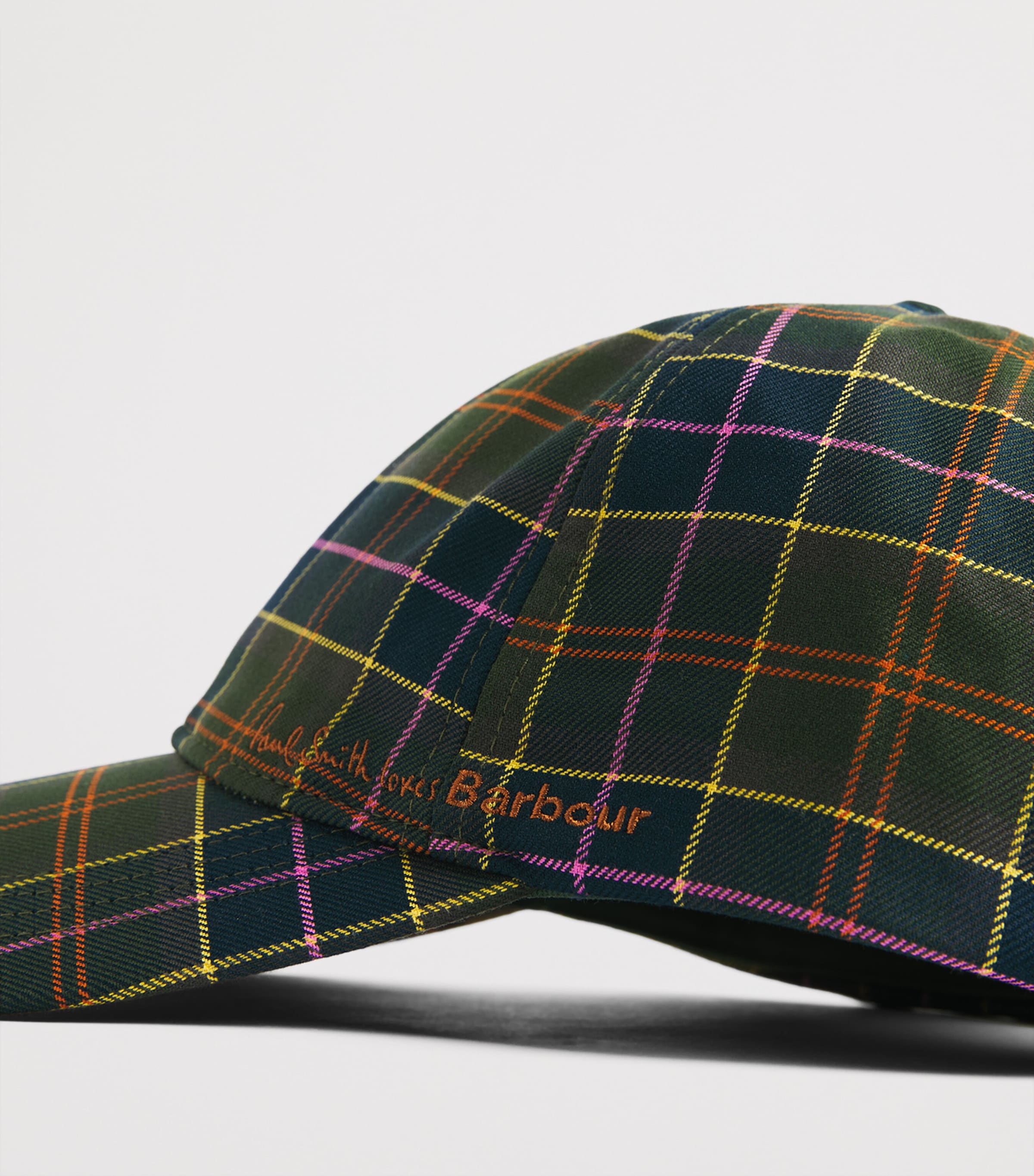 Barbour x Paul Smith Tartan Baseball Cap Ps Classic Image 5