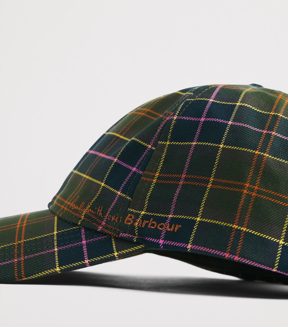 Barbour x Paul Smith Tartan Baseball Cap Ps Classic Image 5