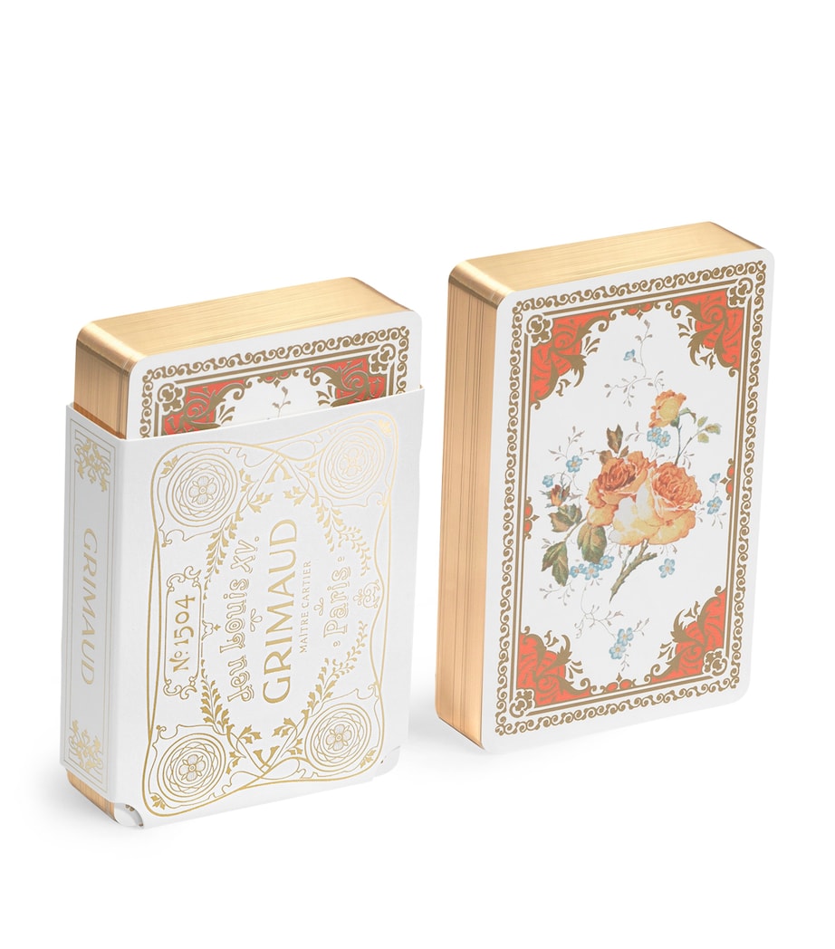 x BnF N°1504 Louis XV Archival Playing Cards (53 Cards) RED Image 1