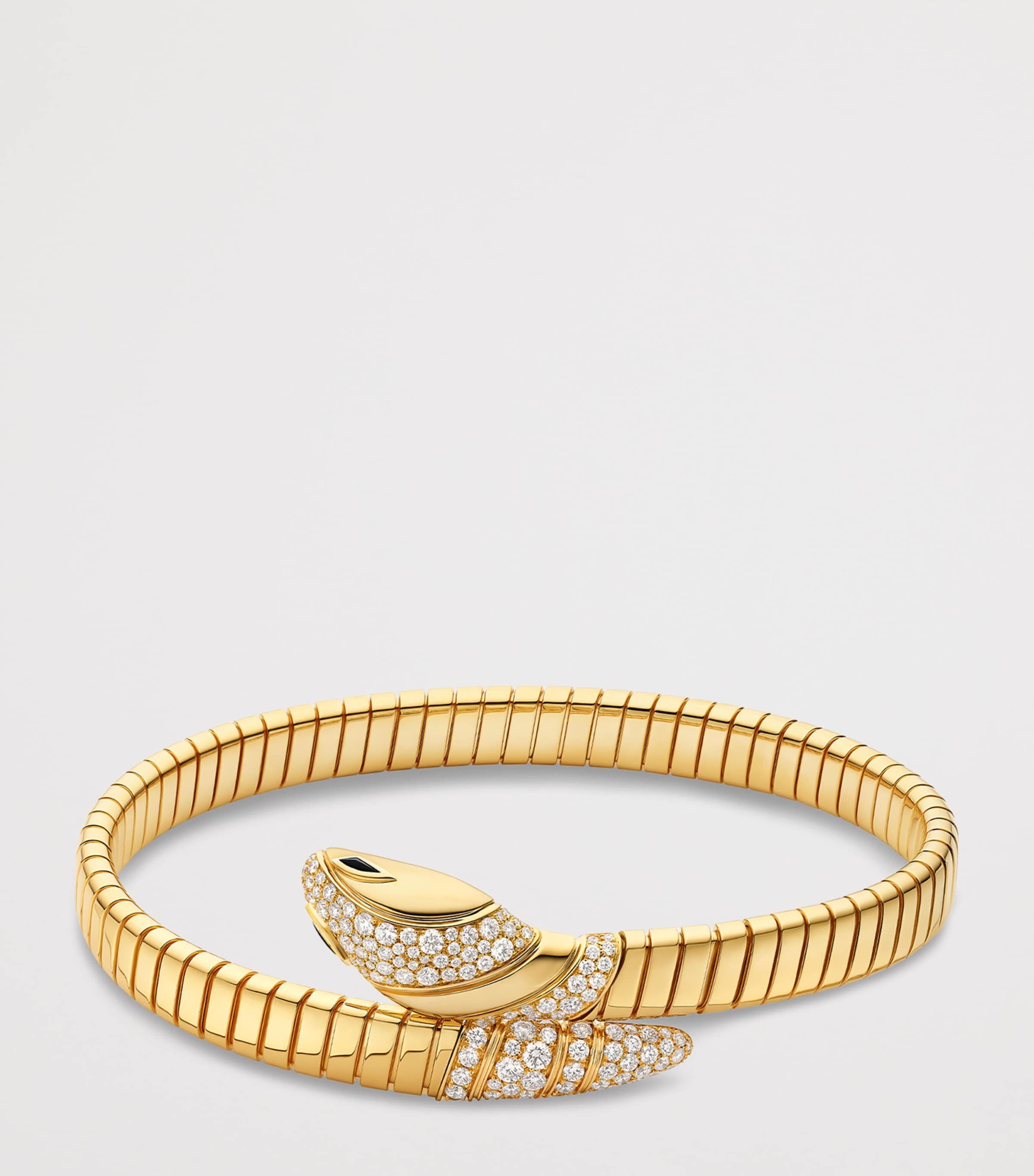 Bvlgari Yellow Gold and Diamond Serpenti Bracelet Yellow Gold Image 2