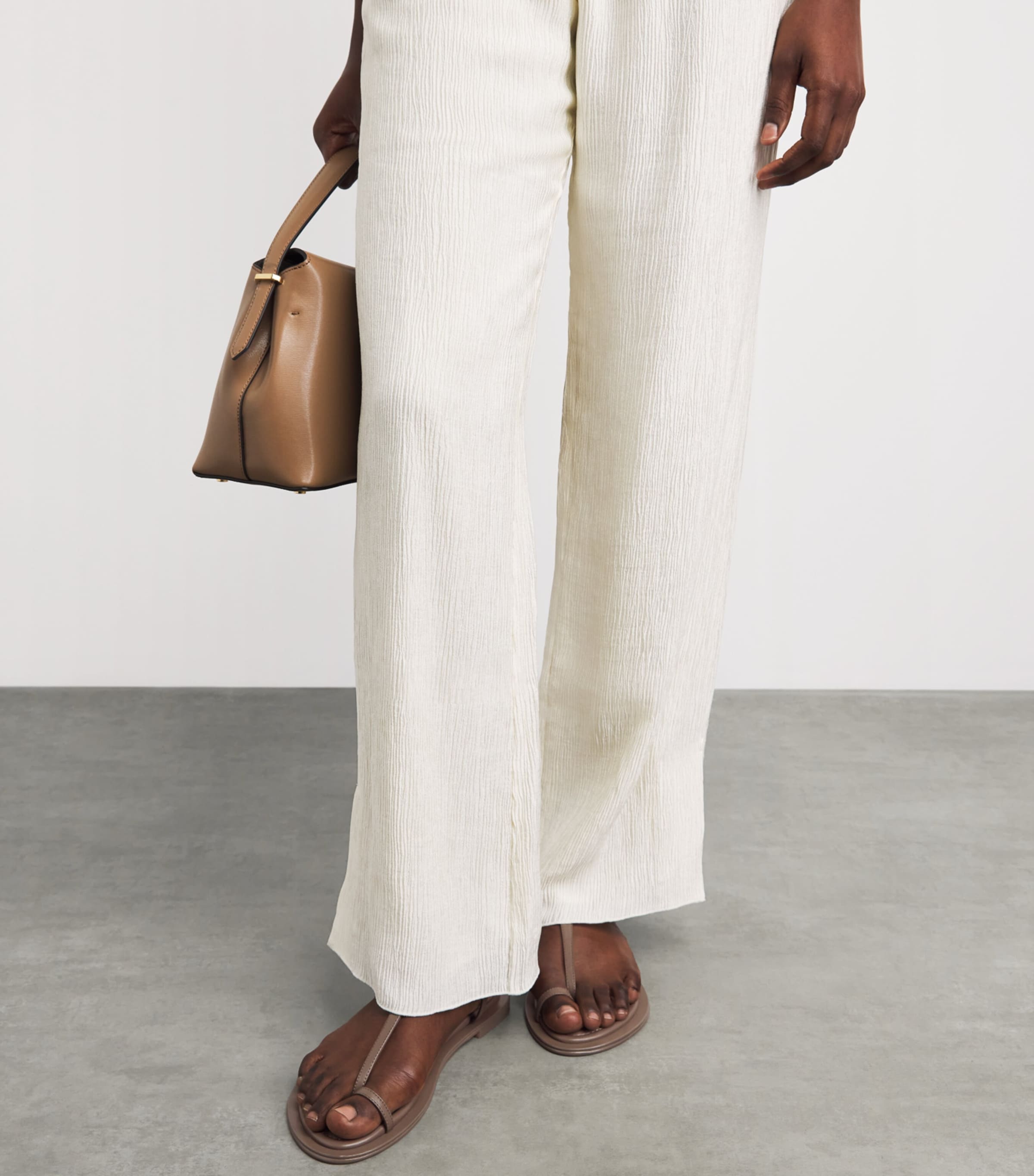 A.EMERY Leather Alta Sandals Tawny Image 2