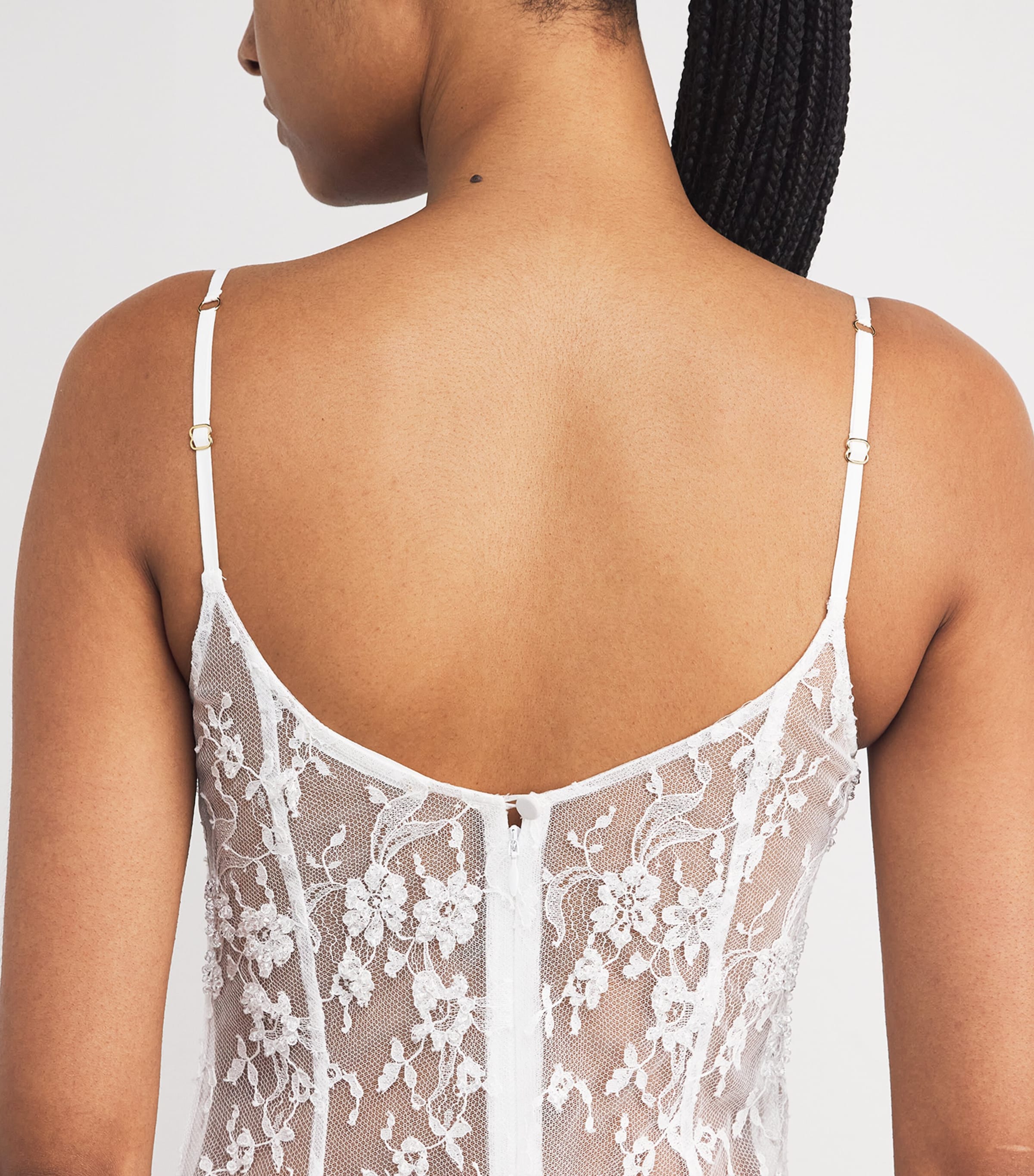 Silk Fatima The Bride Maxi Dress WHITE Image 5