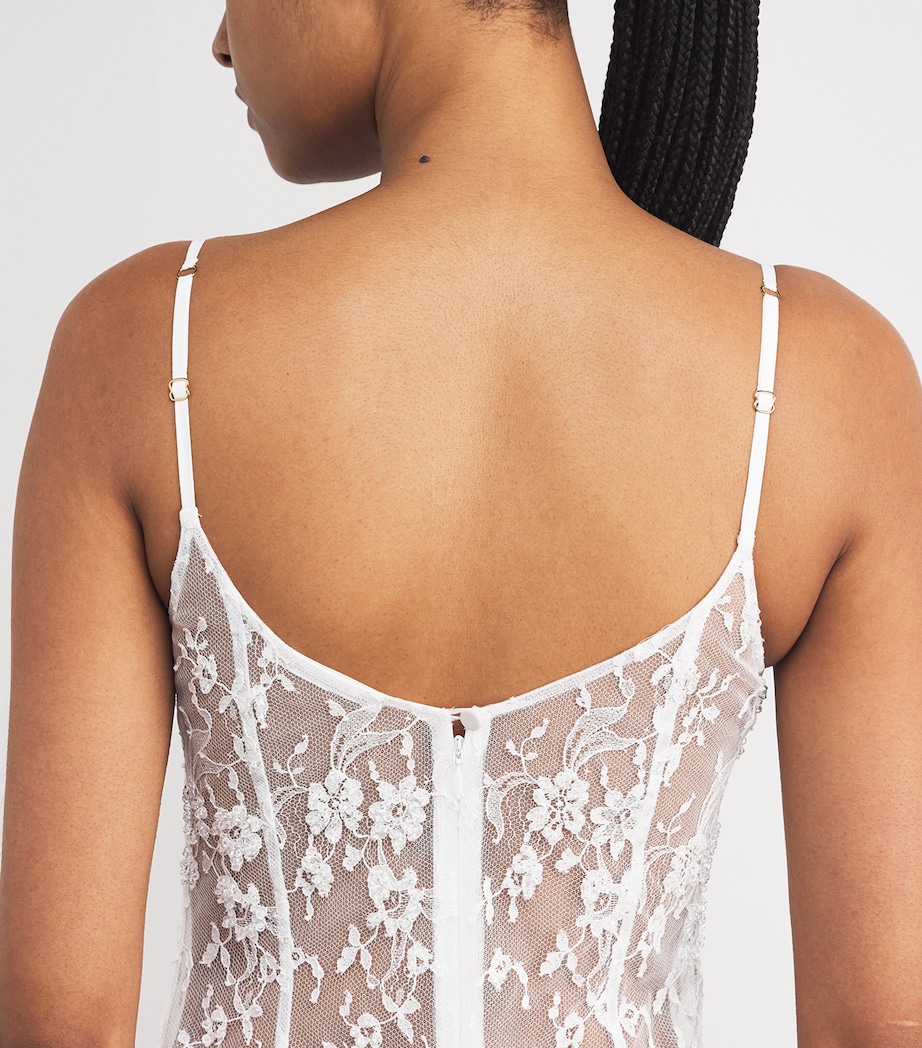 Silk Fatima The Bride Maxi Dress WHITE Image 5