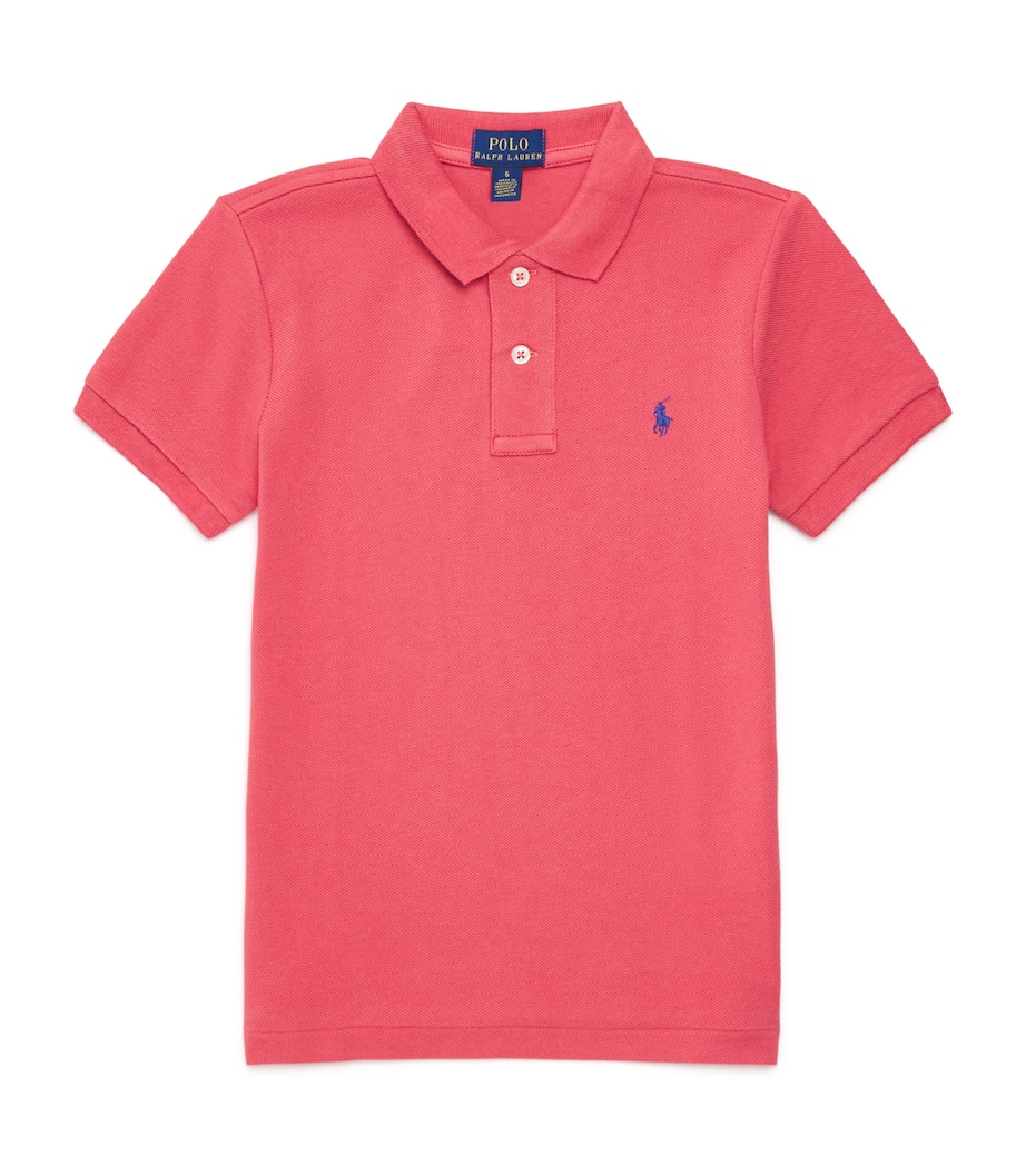 Cotton Polo Shirt (2-7 Years) NTCKT RED Image 1