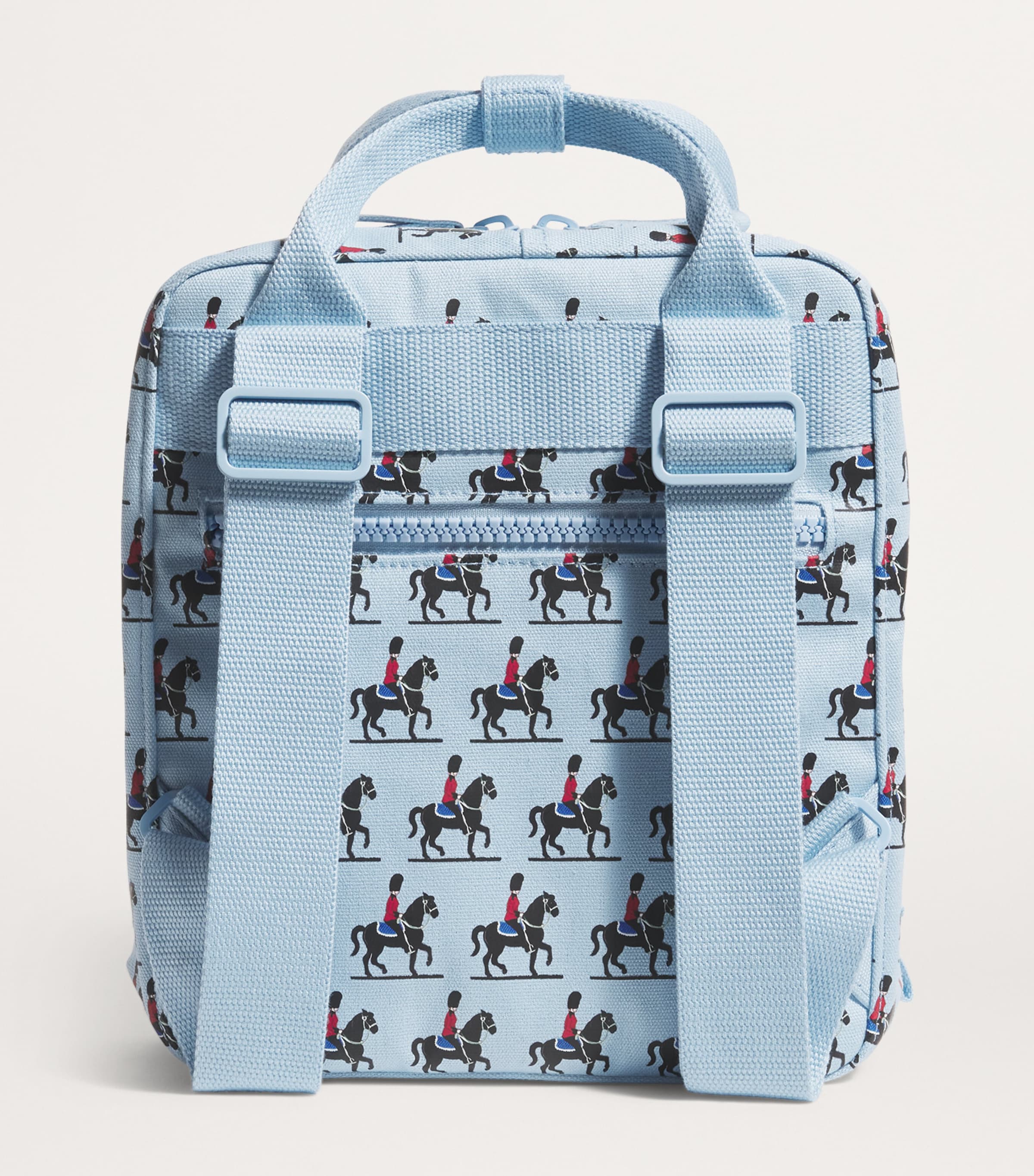 Horse Guard Print Backpack BLUE Image 3