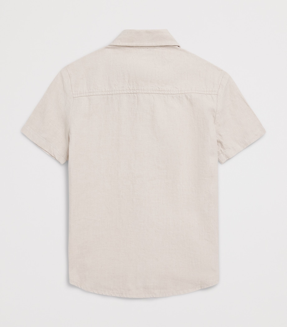 BOSS Kidswear Linen-Cotton Shirt (5-16 Years) Image 2