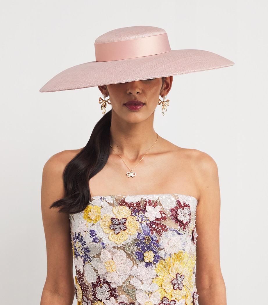 Ribbon-Detail Hat BLUSH Image 3