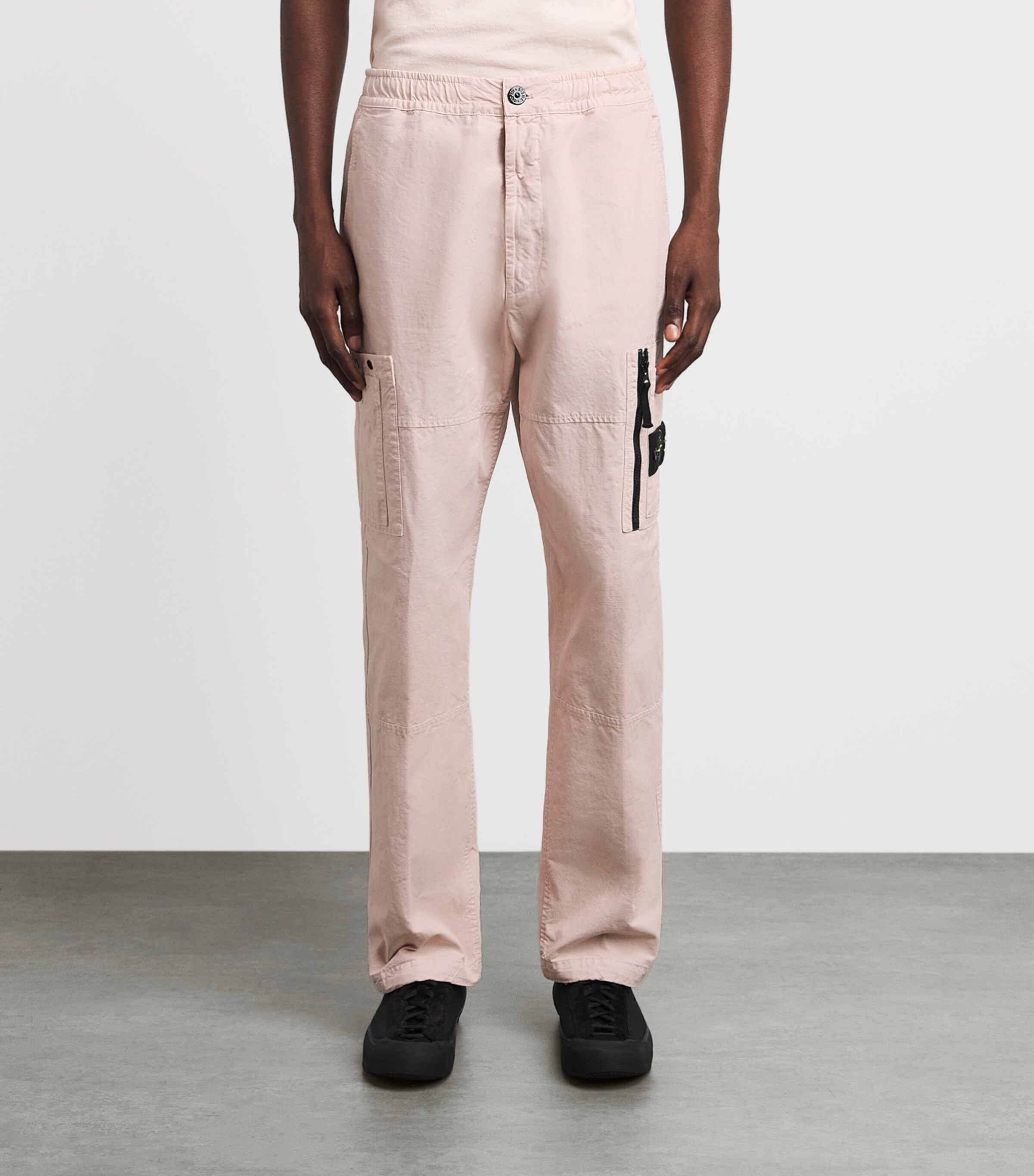 Stone Island Mens Organic Cotton Ripstop Cargo Trousers Image 4