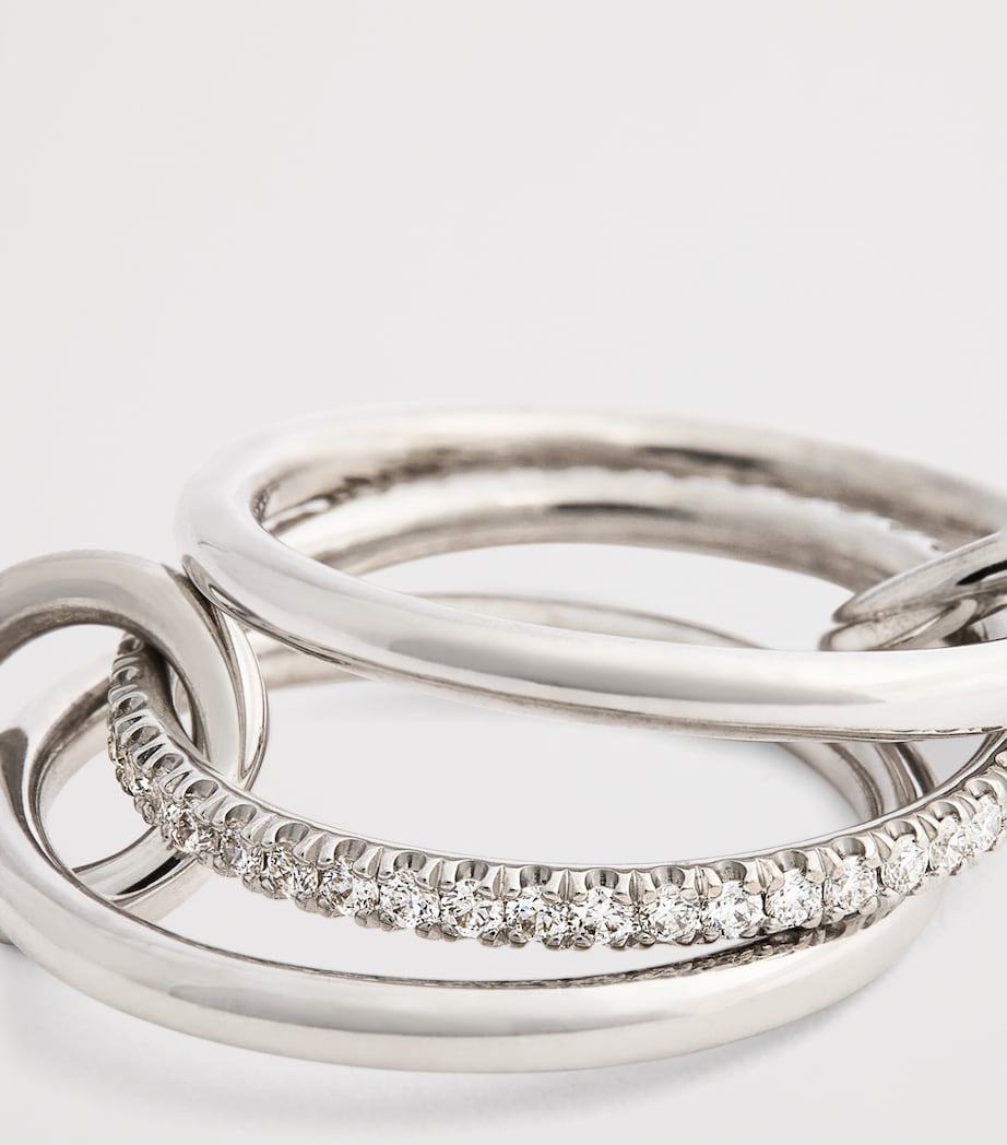 White Gold and Diamond Sonny Ring WHITE GOLD Image 5