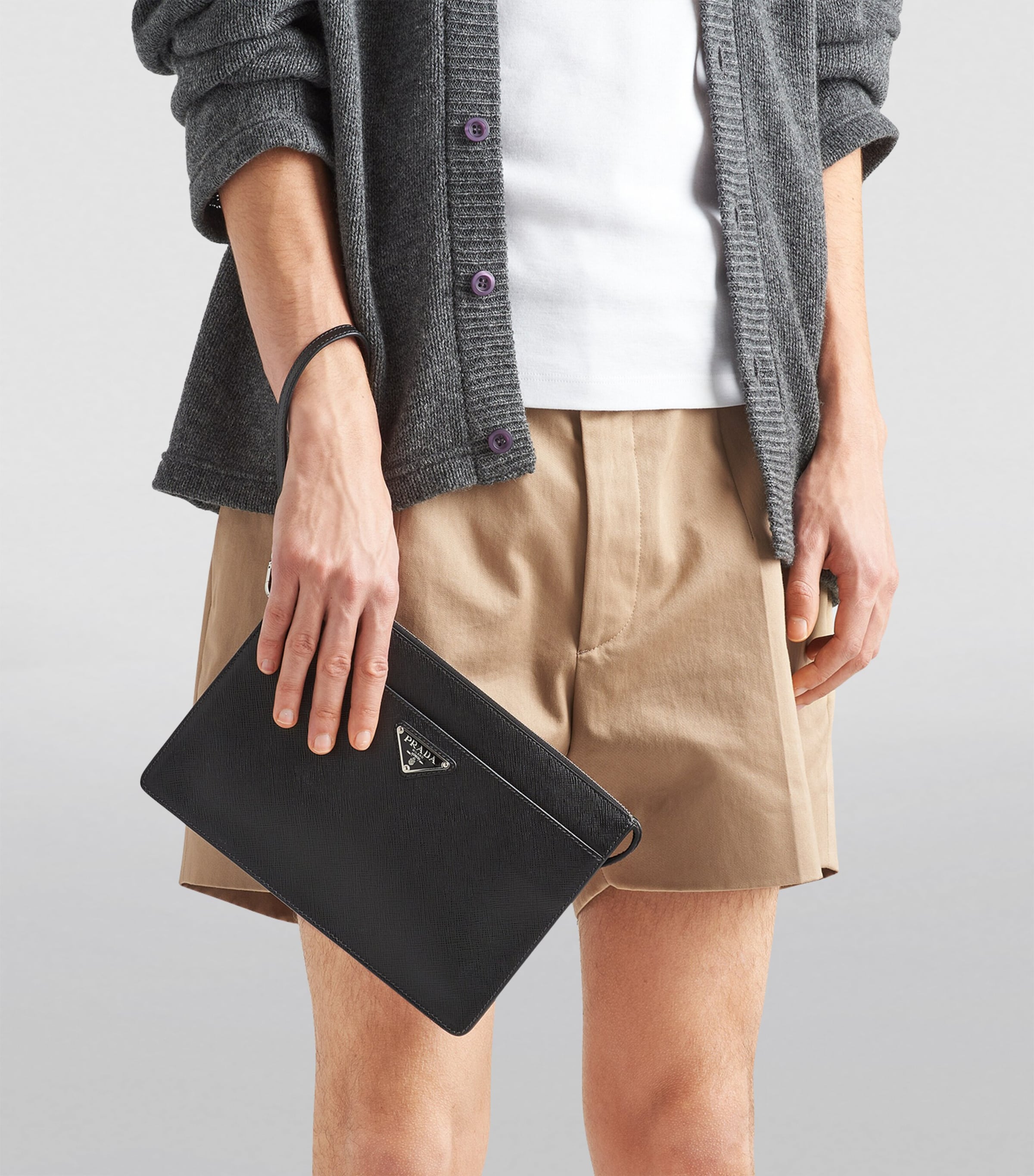 Saffiano Leather Pouch F0002 Image 8