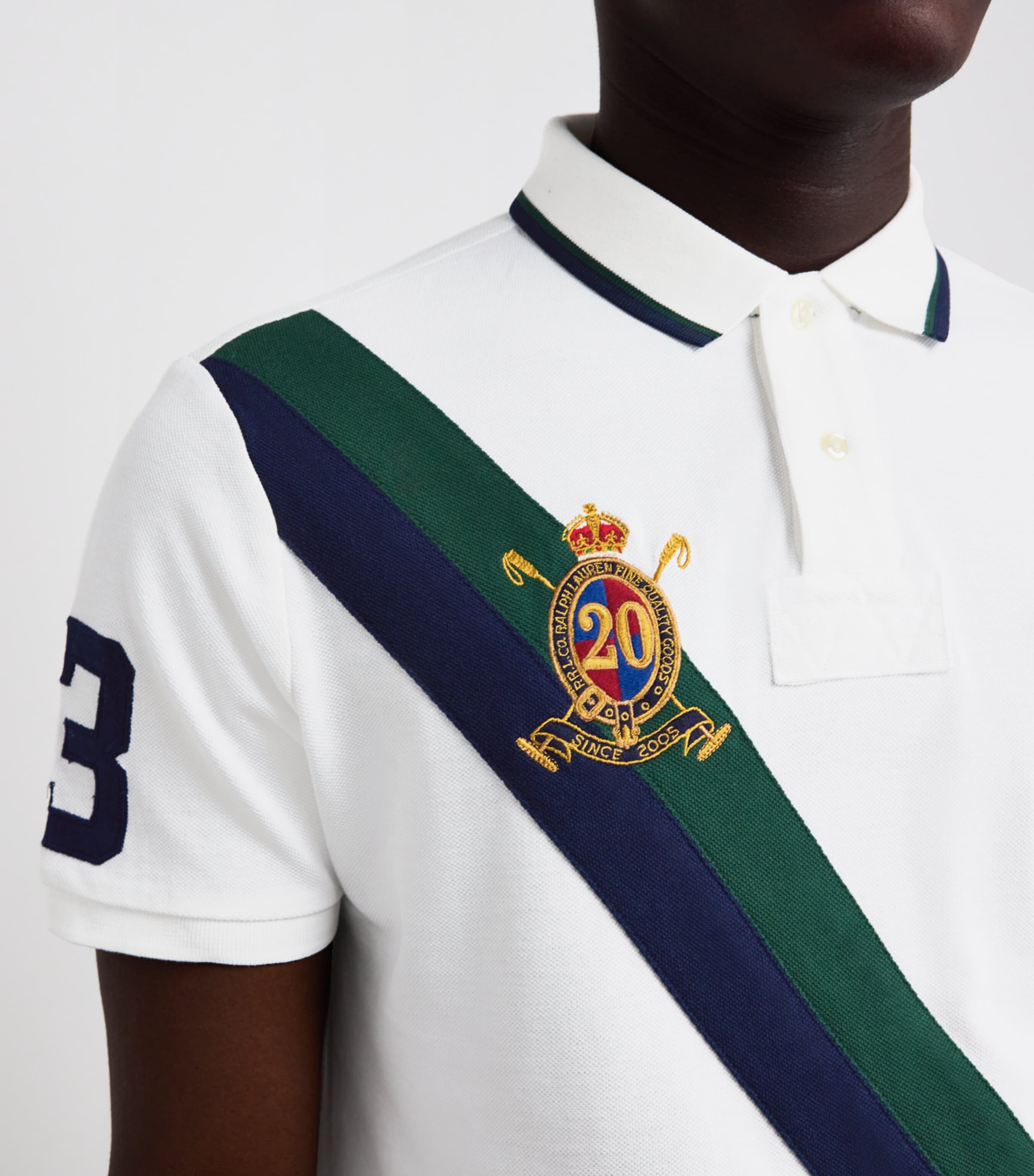 Polo Ralph Lauren Mens Cotton Big Polo Pony Polo Shirt White Image 6