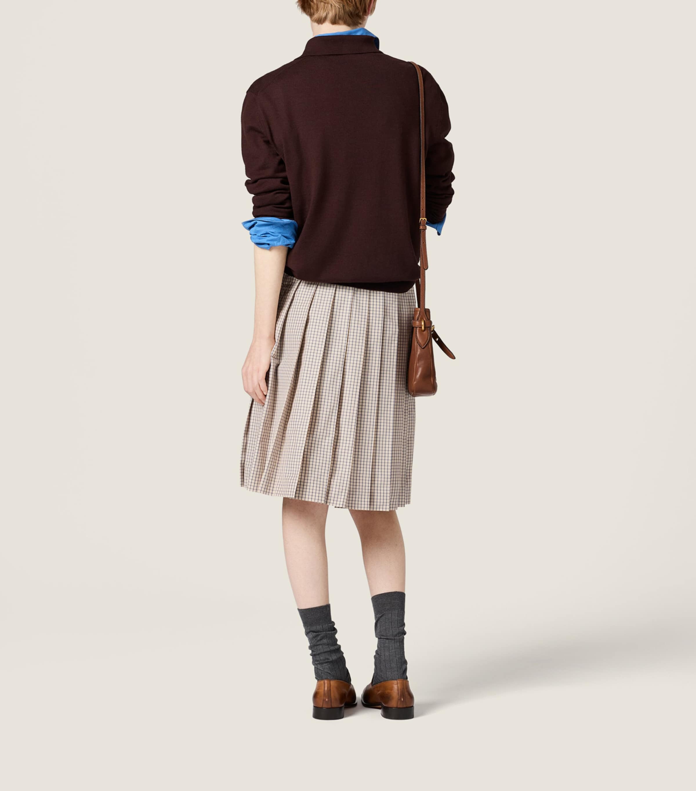 Wool Polo Sweater F0324 Image 3