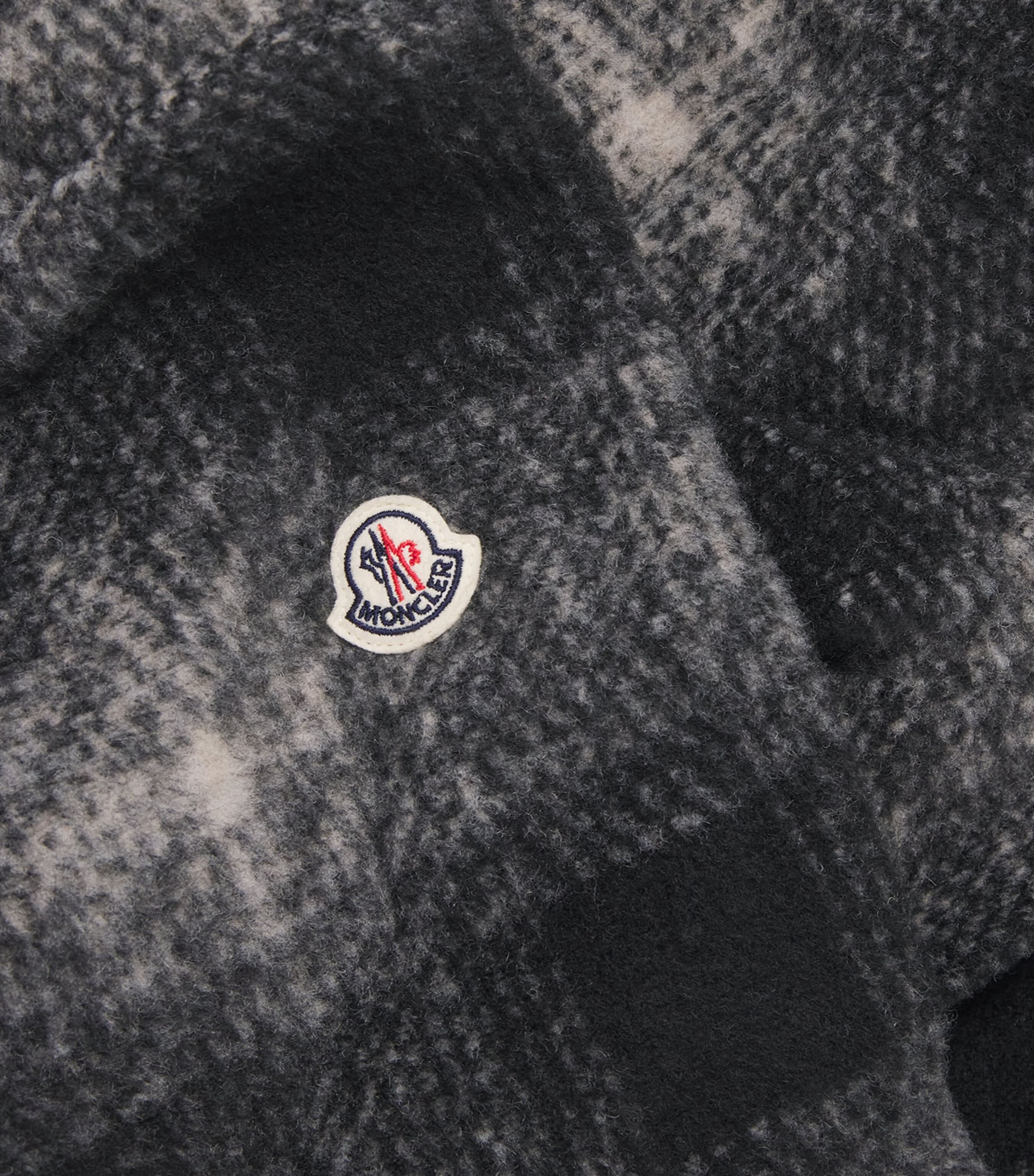 Moncler Mens Check Zip-Up Overshirt Image 6