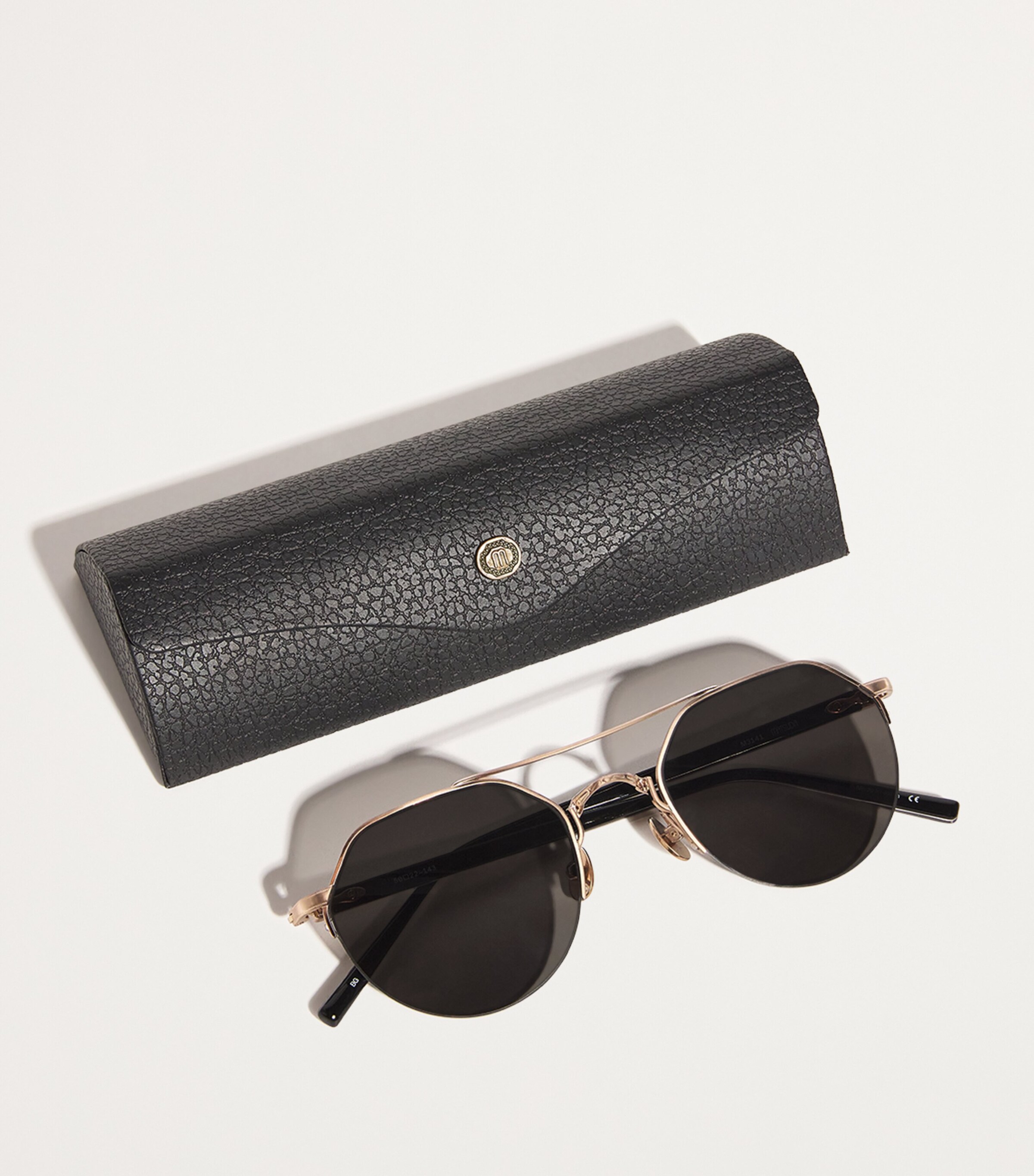 Matsuda M3141 Sunglasses Brushed Gold Image 4