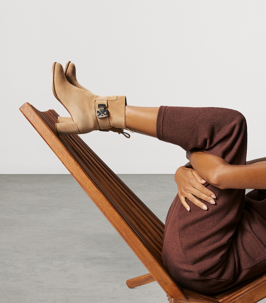 Booty Lock Suede Boots 70 F486 Image 5