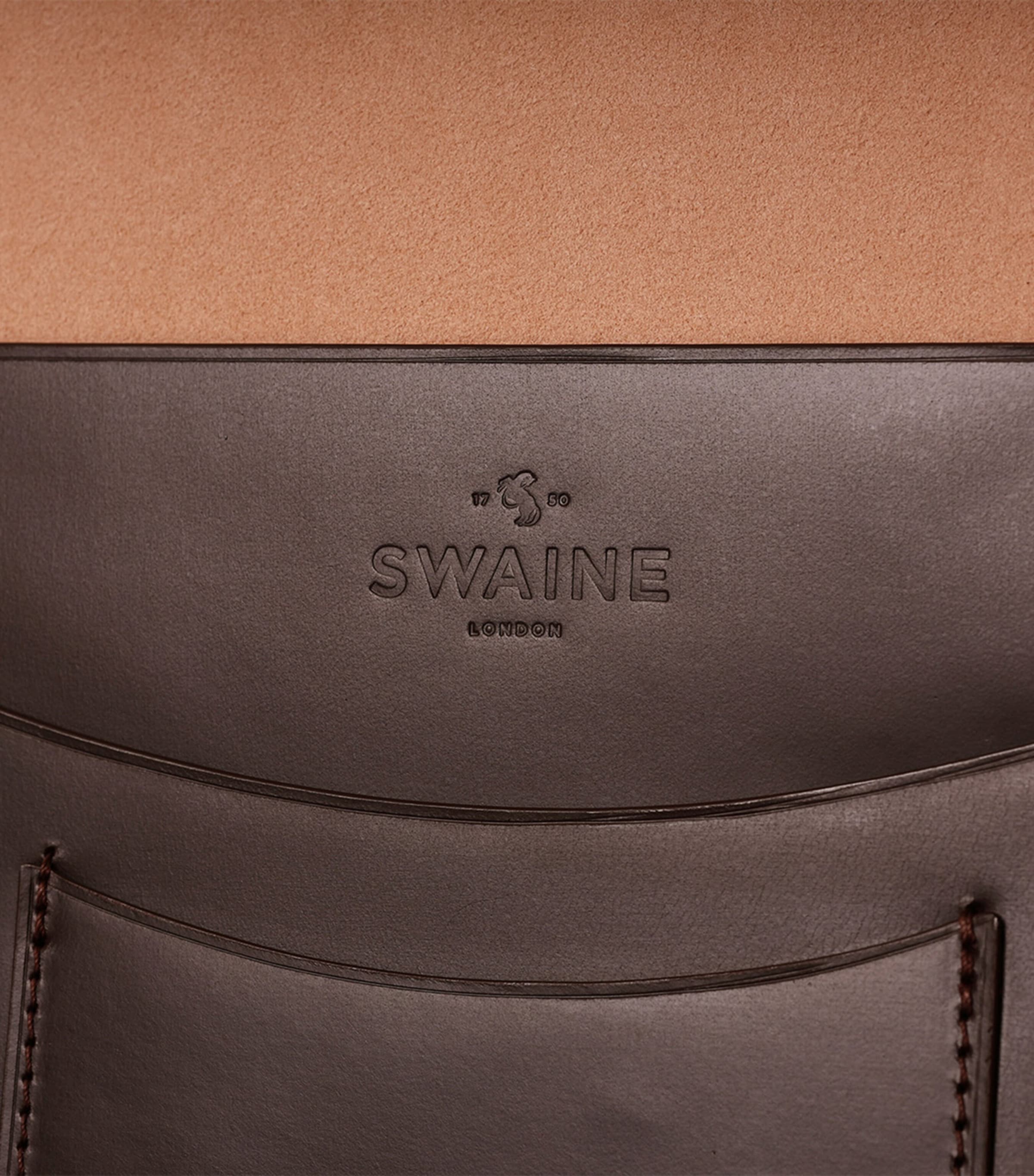 Leather Salisbury Briefcase HAVANA Image 4