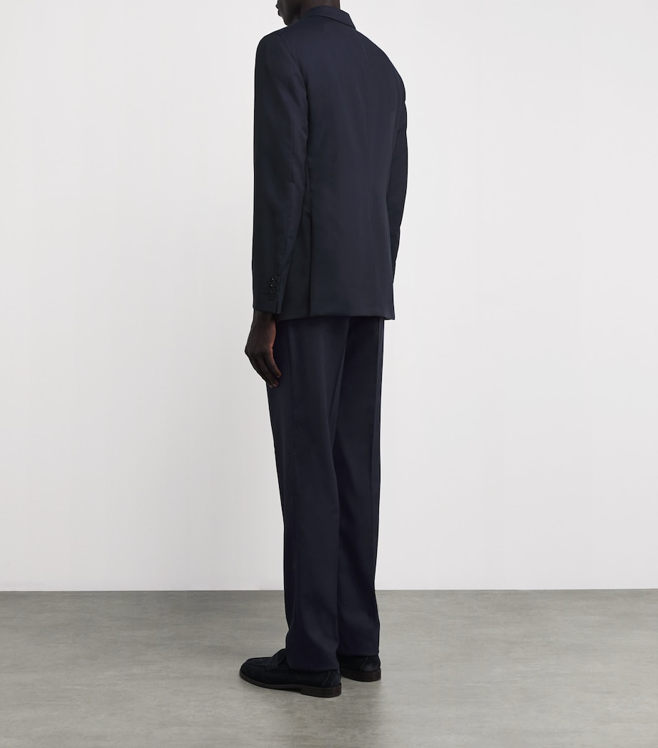 Wool 2-Piece Suit NAVY01' Image 4