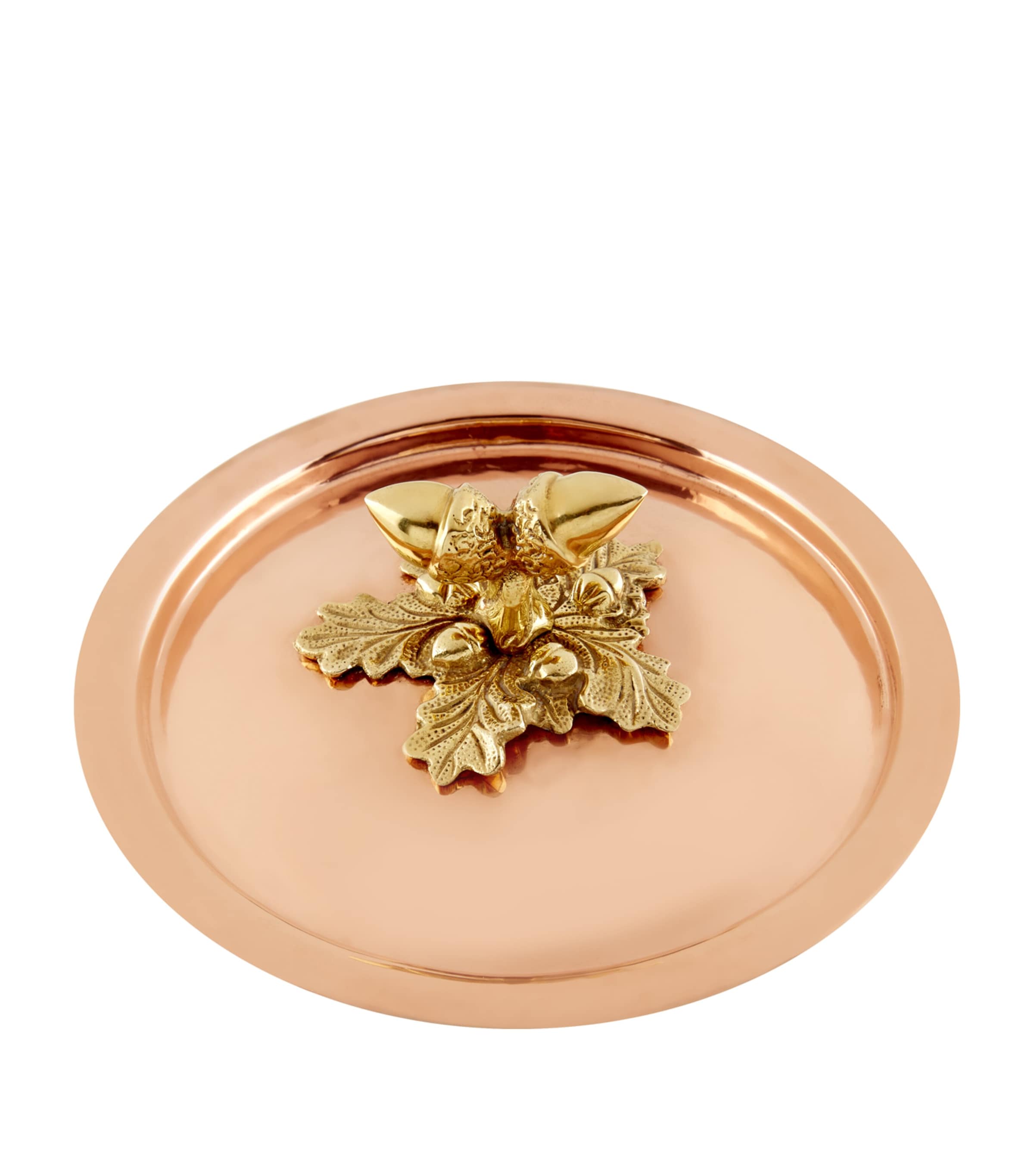 Historia Hammered Copper Saucepan with Lid (16cm) METALLIC Image 2