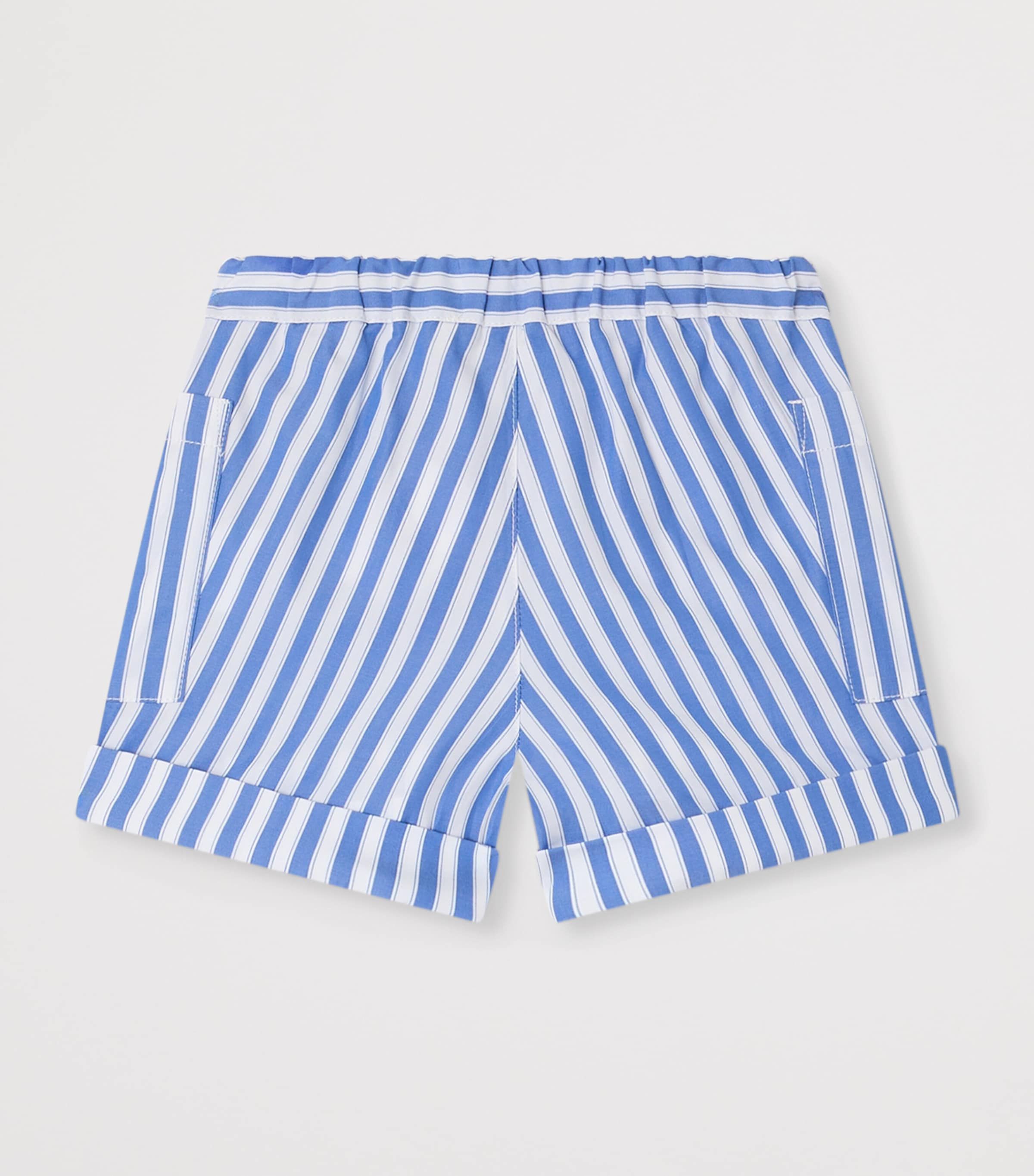 Bonpoint x Maison Kitsuné Stripe Shorts (6-36 Months) Ra Bleu De Prusse Image 2