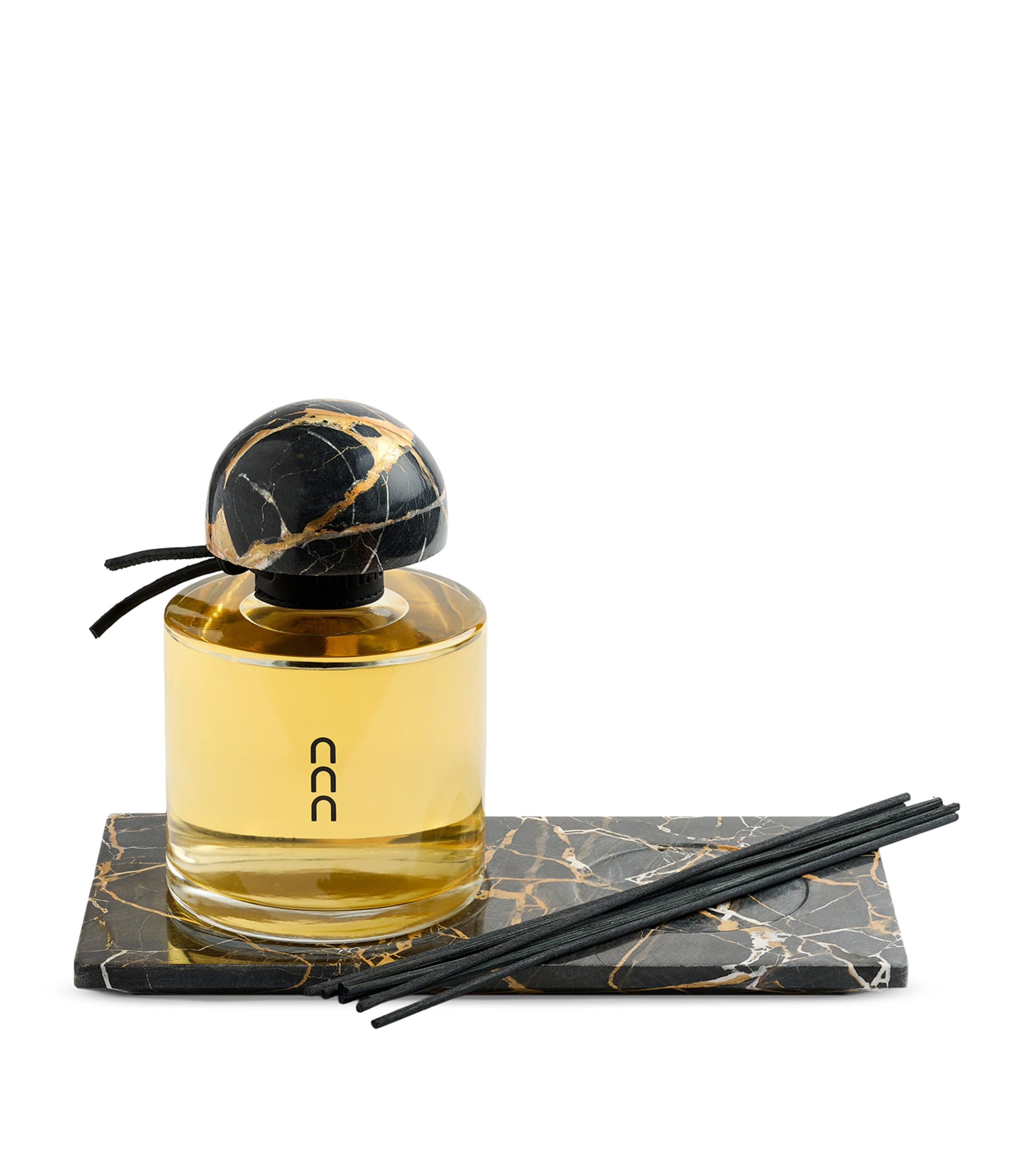 Marchanta Marble Diffuser Tray In Black