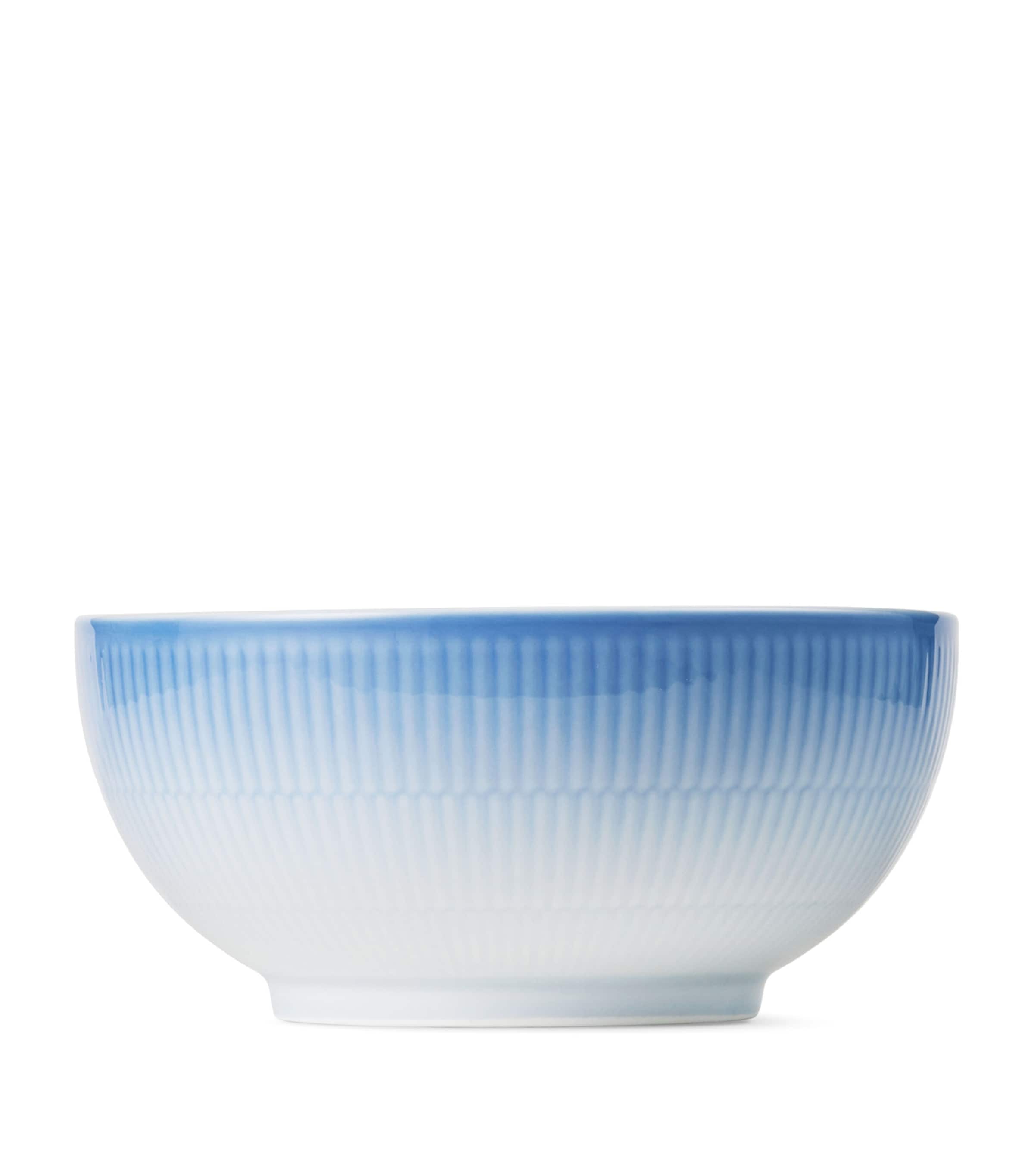 Royal Copenhagen Porcelain Iris Bowl (18cm) Blue Image 1